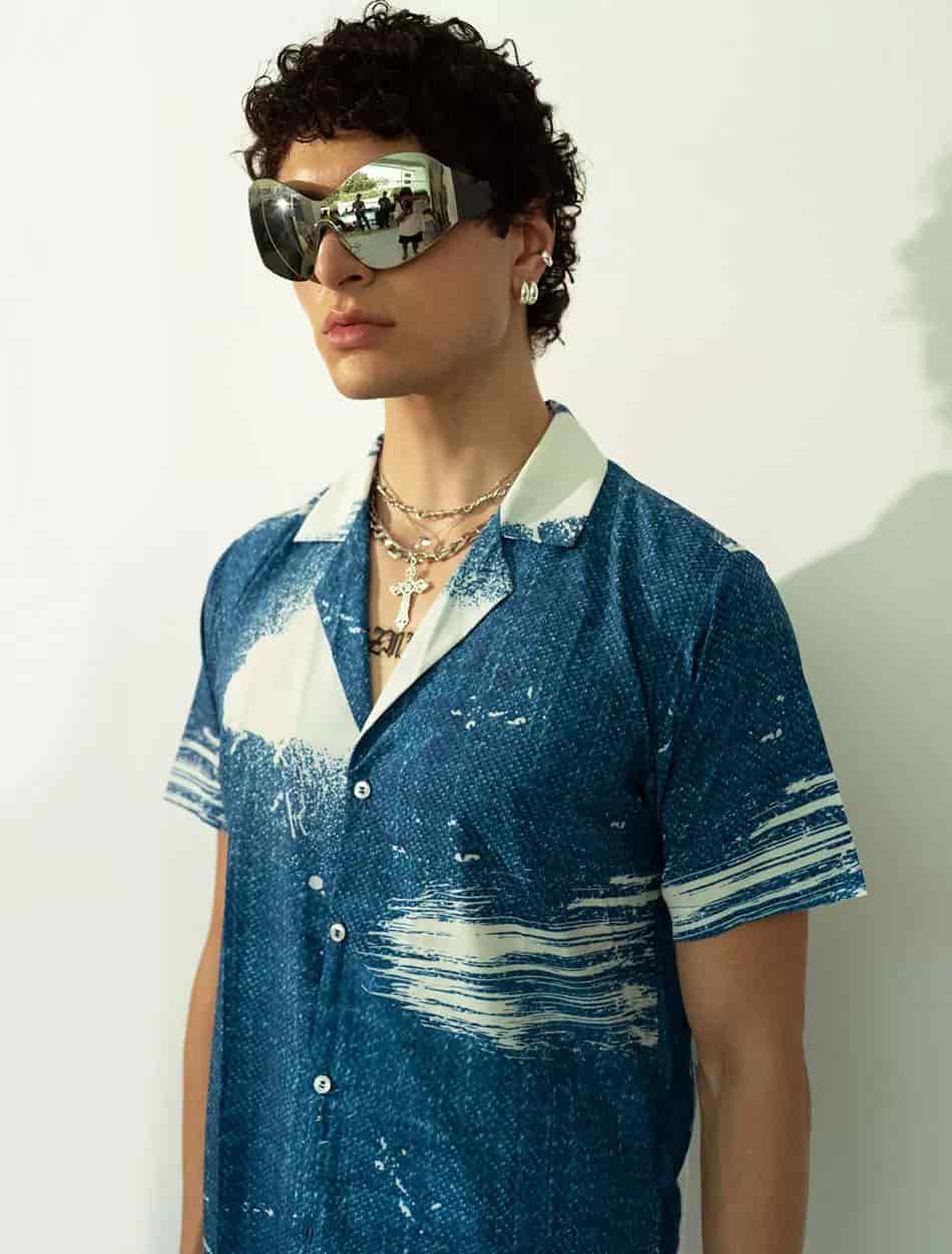 Camp Shirt in Brushstroke - miniatura 1