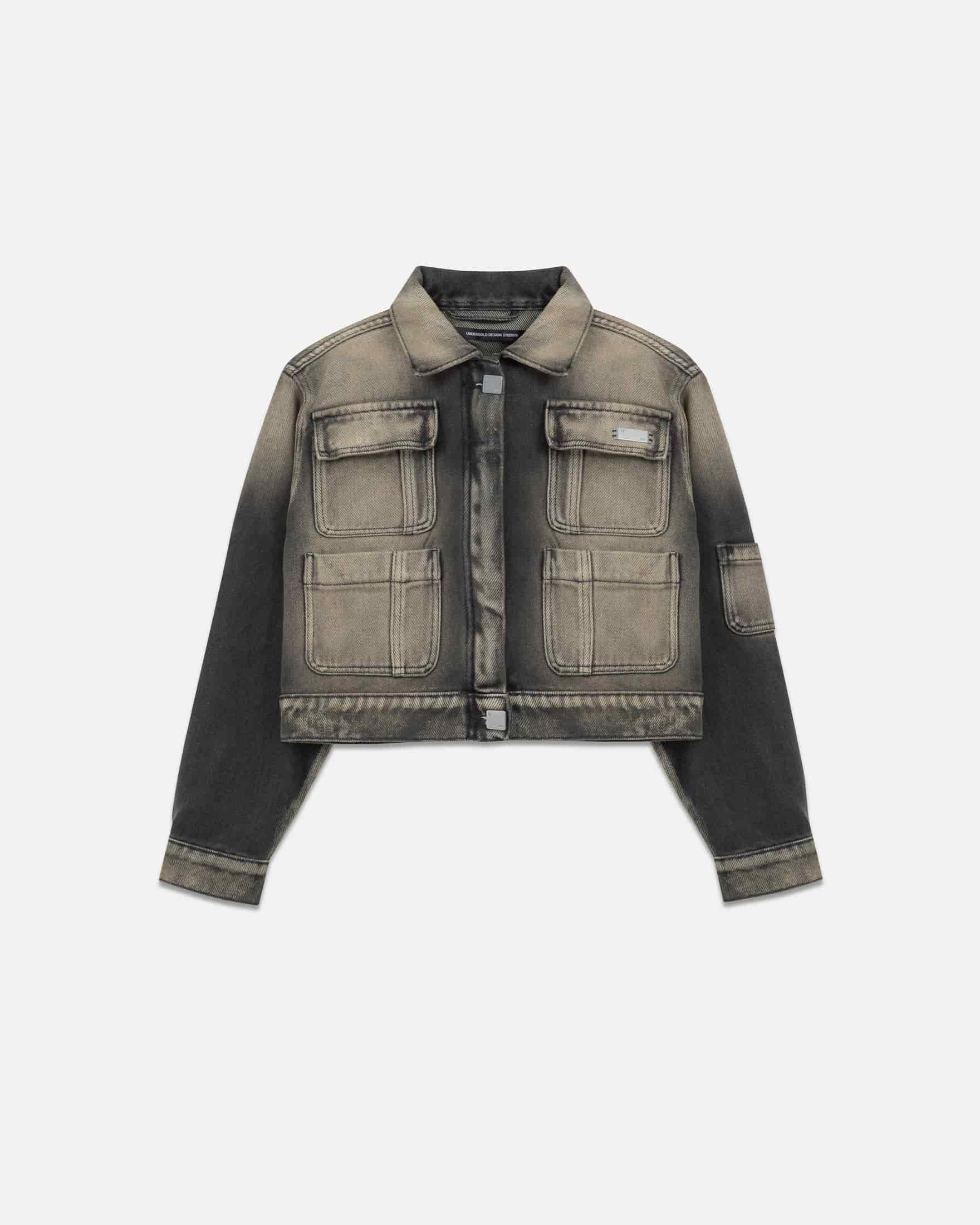 W Line Basic Multipocket Jacket Oxide Black - miniatura 1