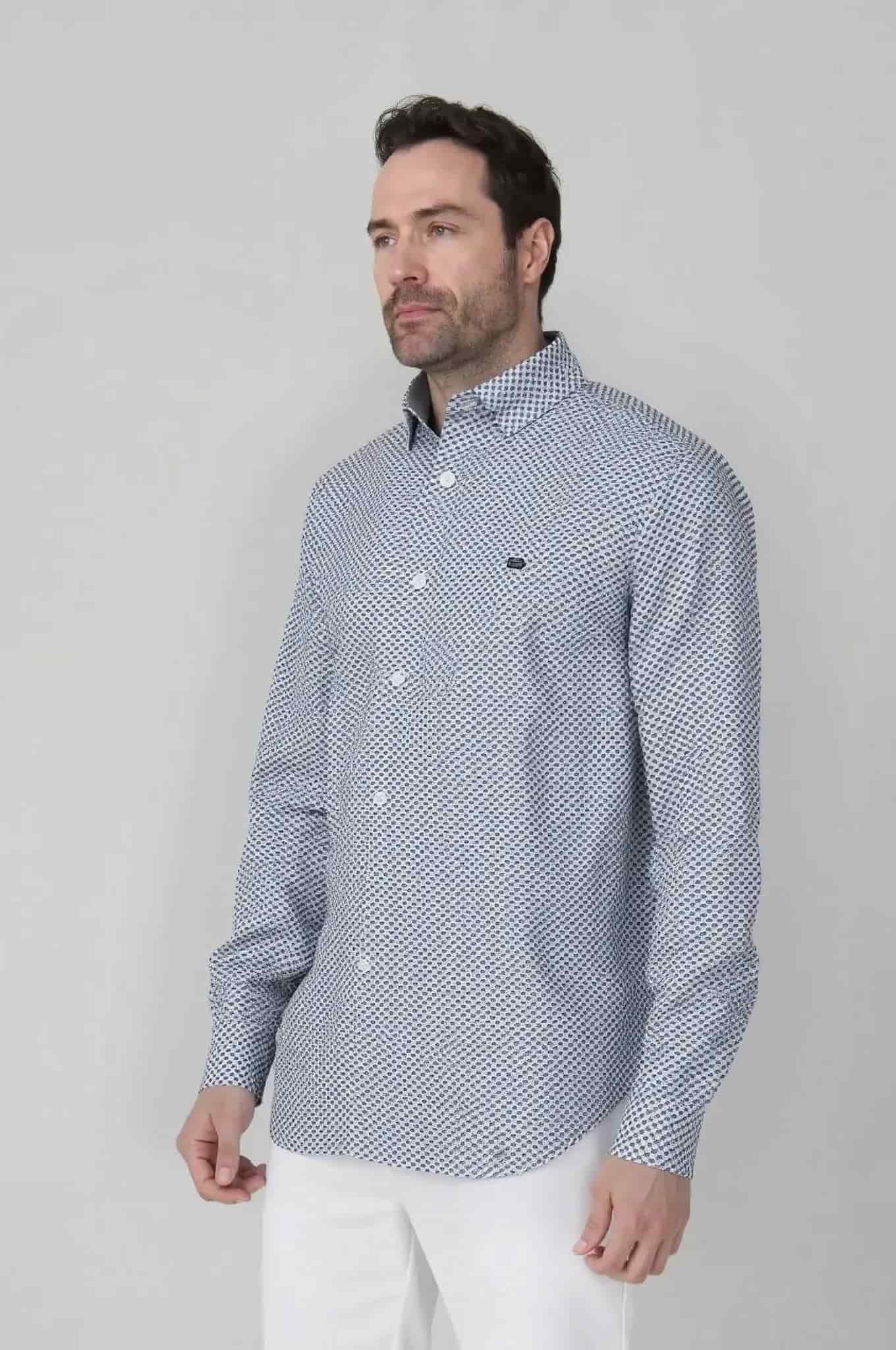 Camisa Sestri Manga Larga Jon Sonen - miniatura 1