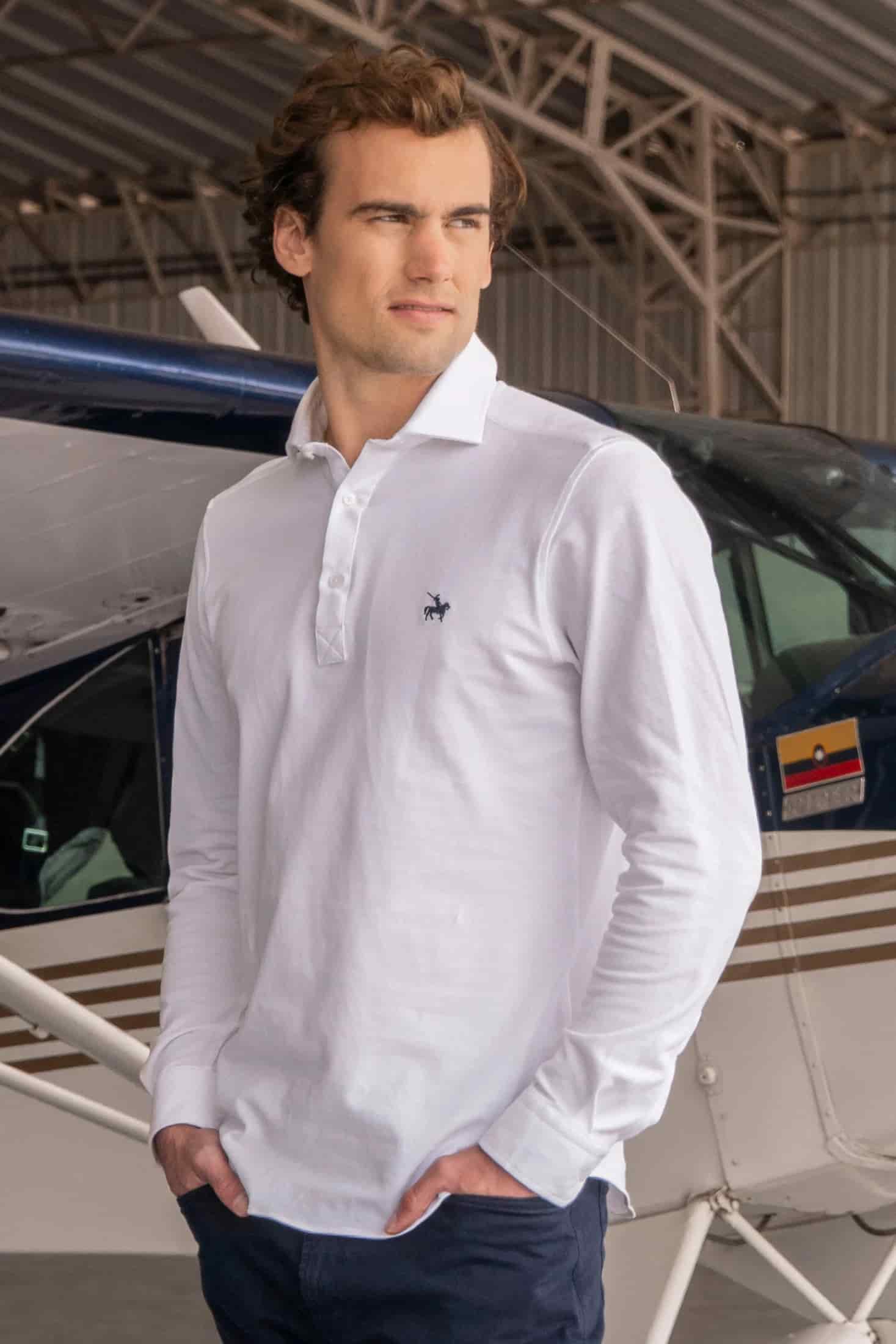 Camisa Marrakech Hombre Blanca - miniatura 1