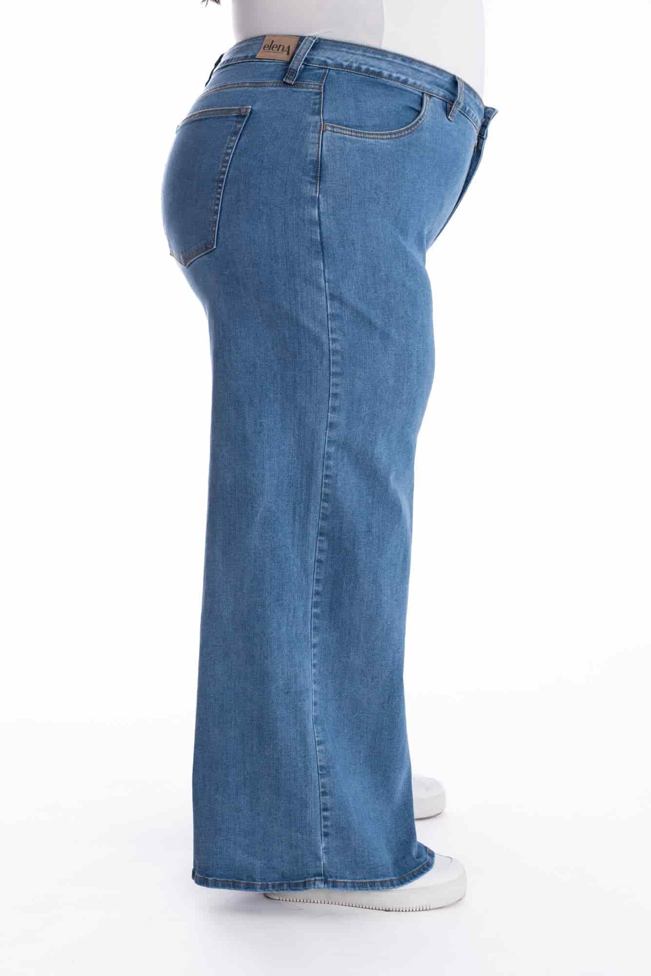 Jean Bota Ancha Tiro Medio Azul Medio 352 - miniatura 4