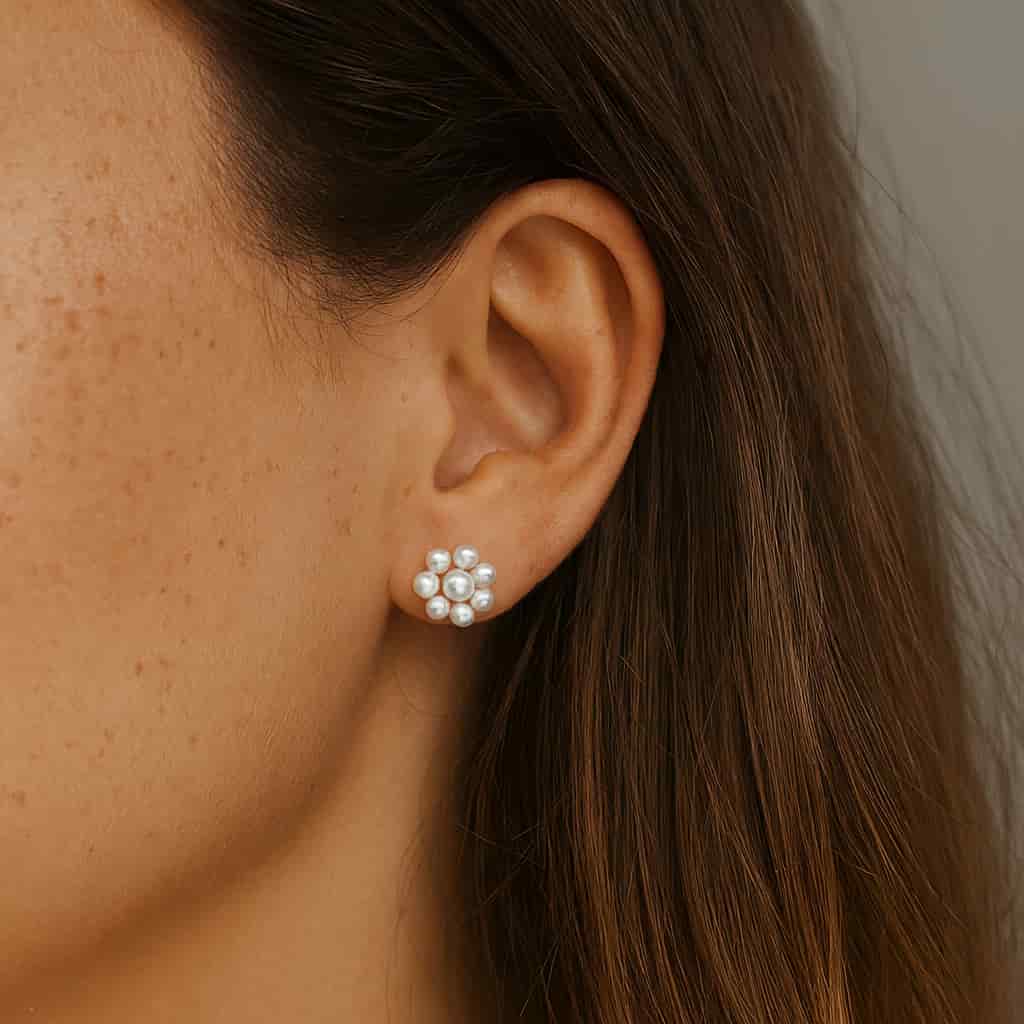 Bloom Flower Studs - miniatura 3