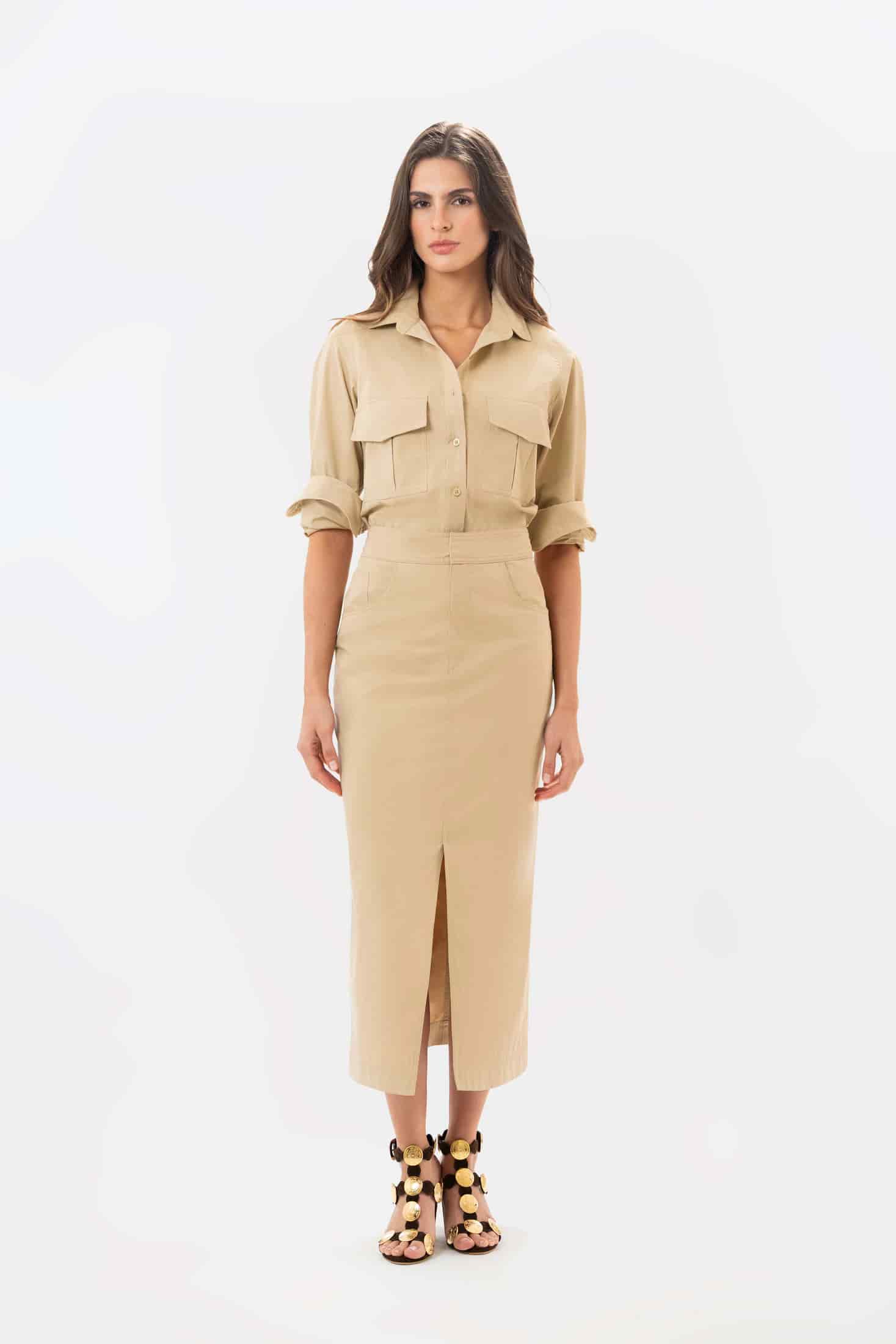 Camisa Latencia Khaki - miniatura 3
