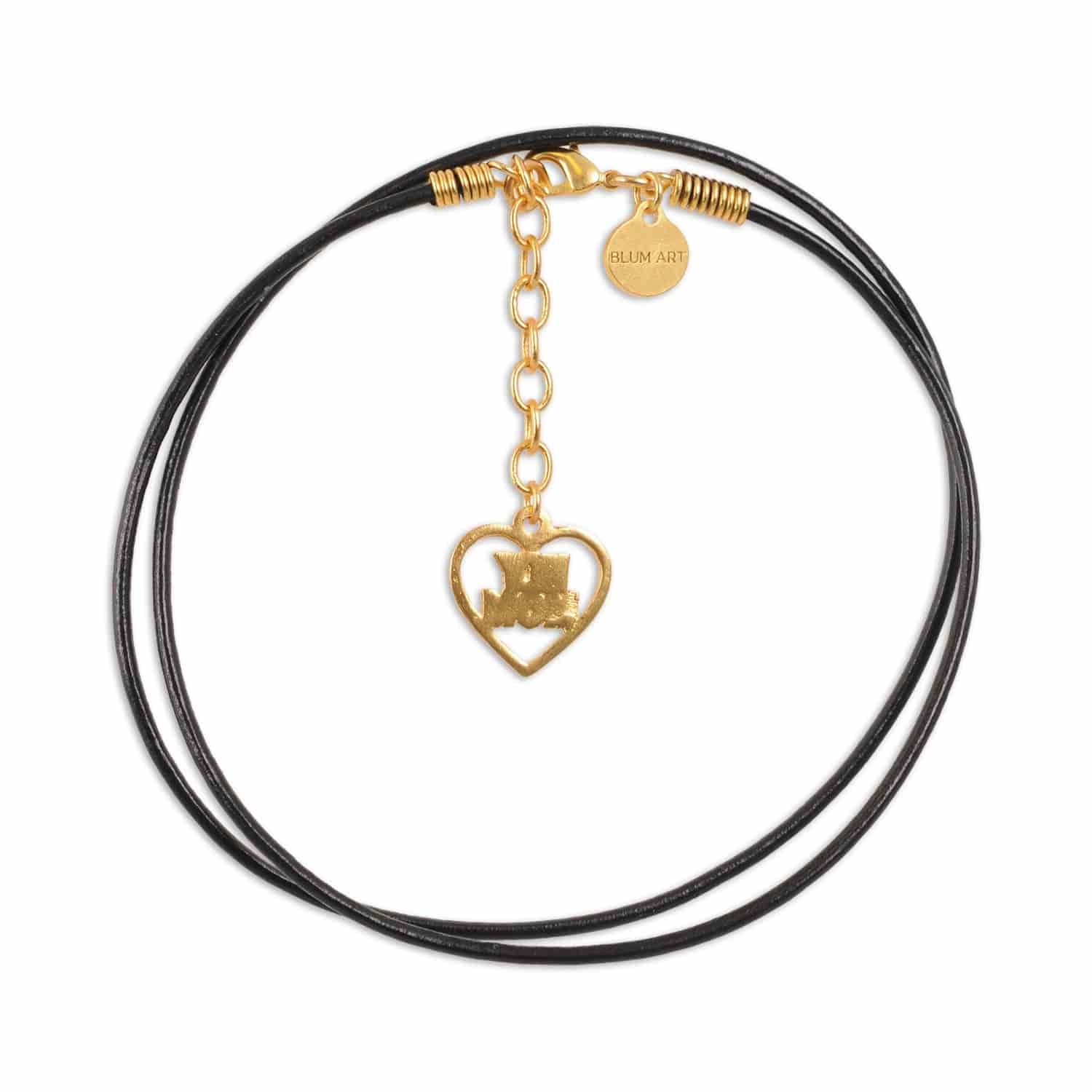 Pulsera cuero ILY mom - miniatura 1