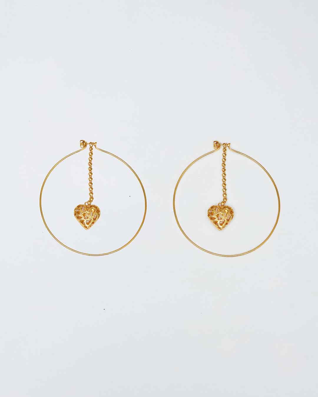 Maxi Loop Heartfall Hoops - miniatura 5