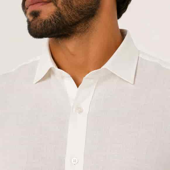 CAMISA ML 55% LINO 45%ALGODON HOMBRE - miniatura 6