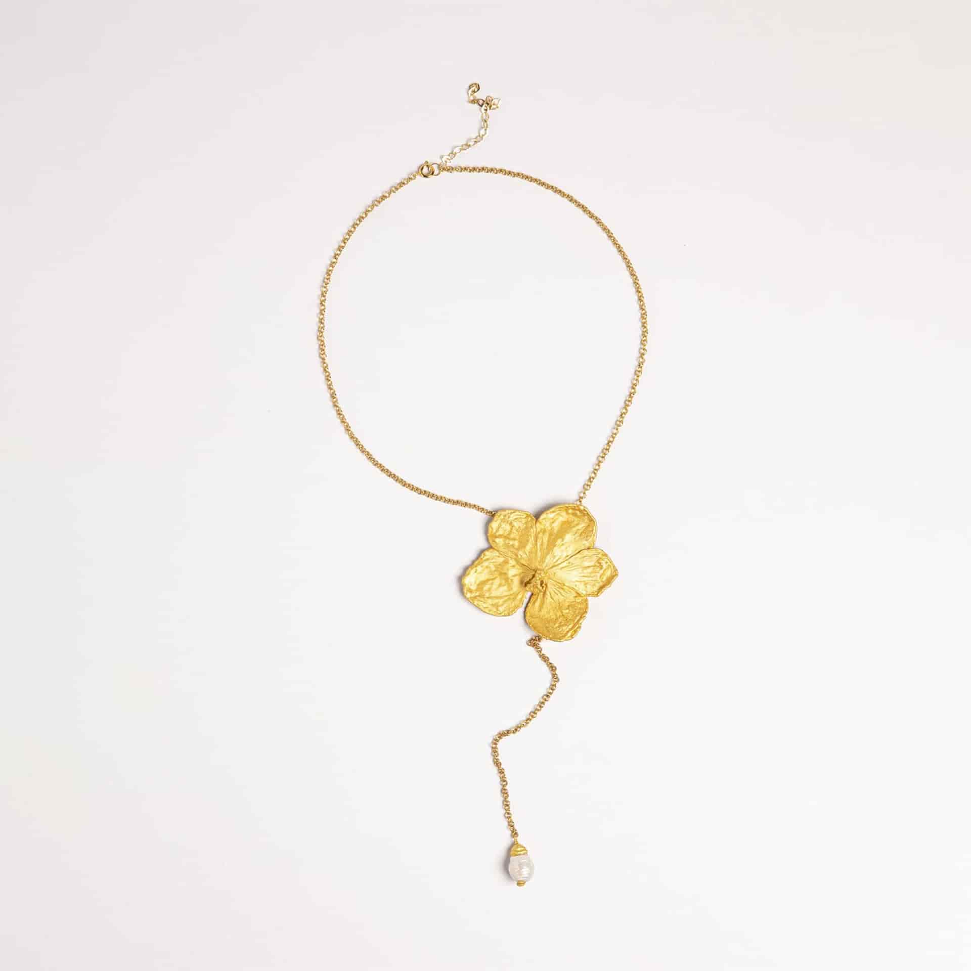 COLLAR VANDA CON PERLA - miniatura 1