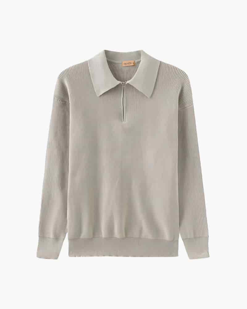 Cesare Half Zip Sweater - miniatura 3