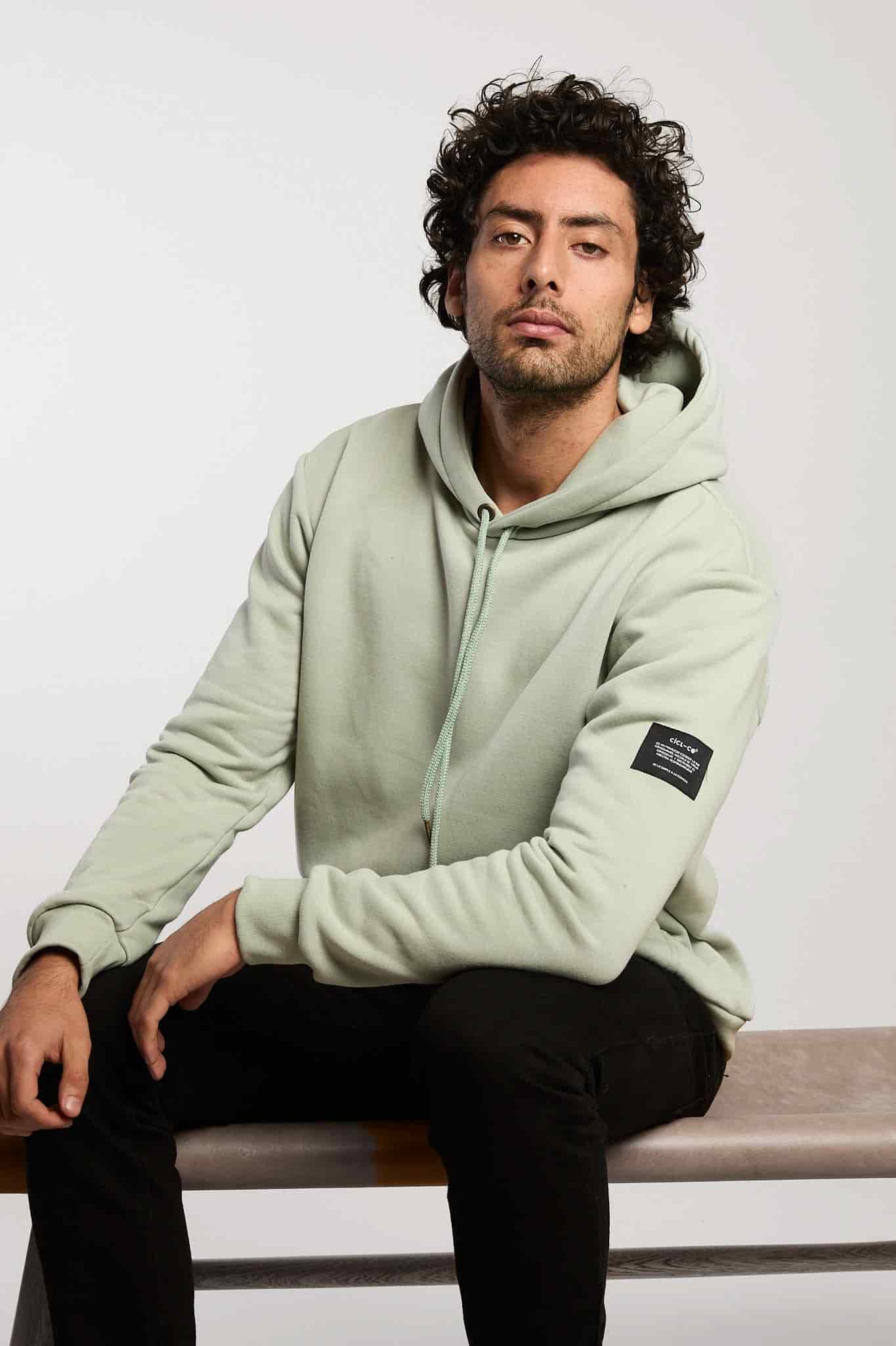 Hoodie verde claro - miniatura 4