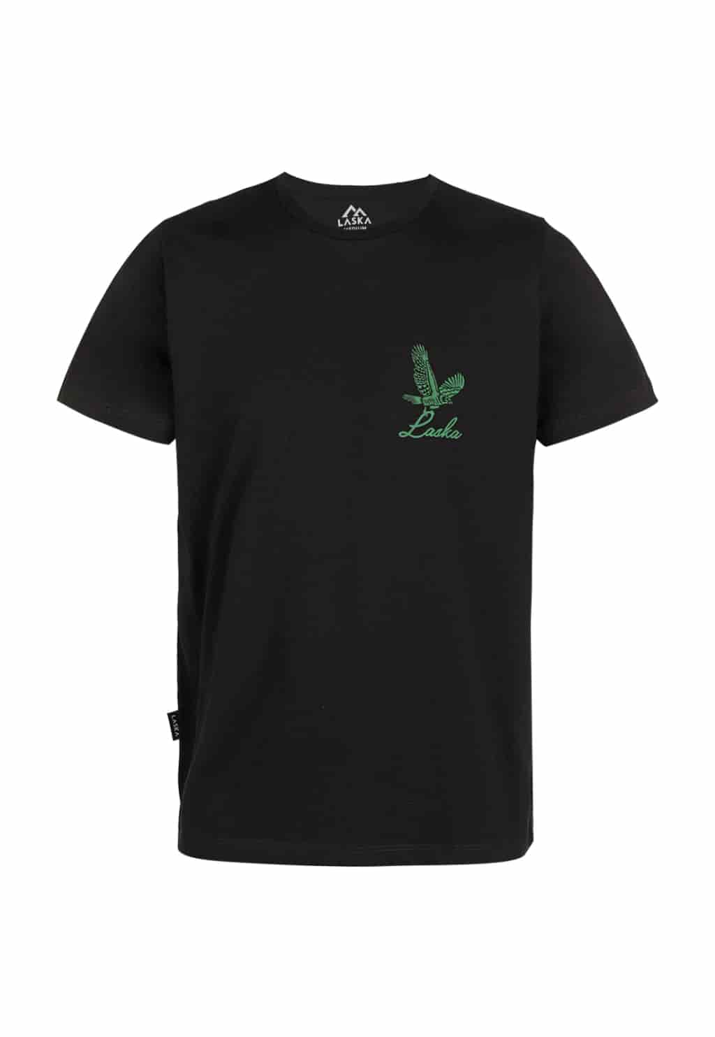 T-Shirt Aventura en el aire Negra - miniatura 1