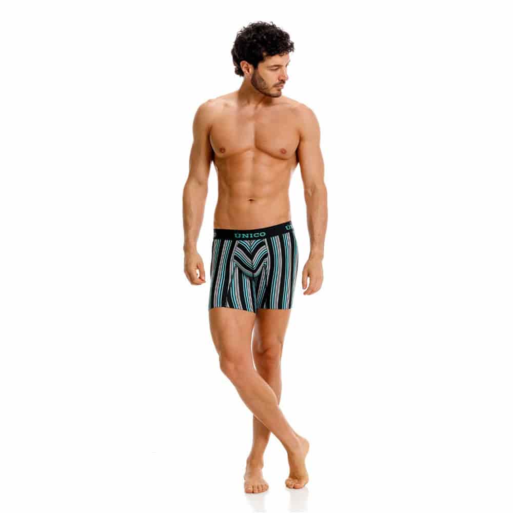 BOXER MEDIO MADISON NEGRO - miniatura 2
