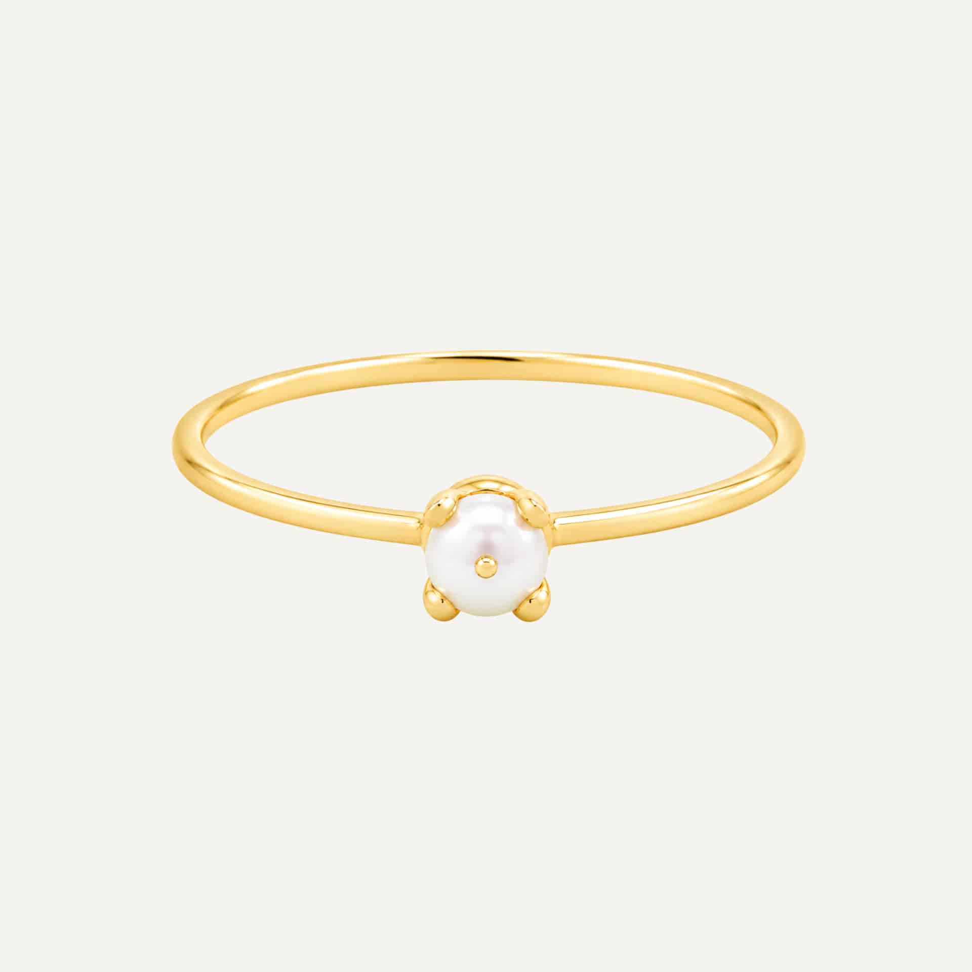 Anillo Birthstone liso - miniatura 3