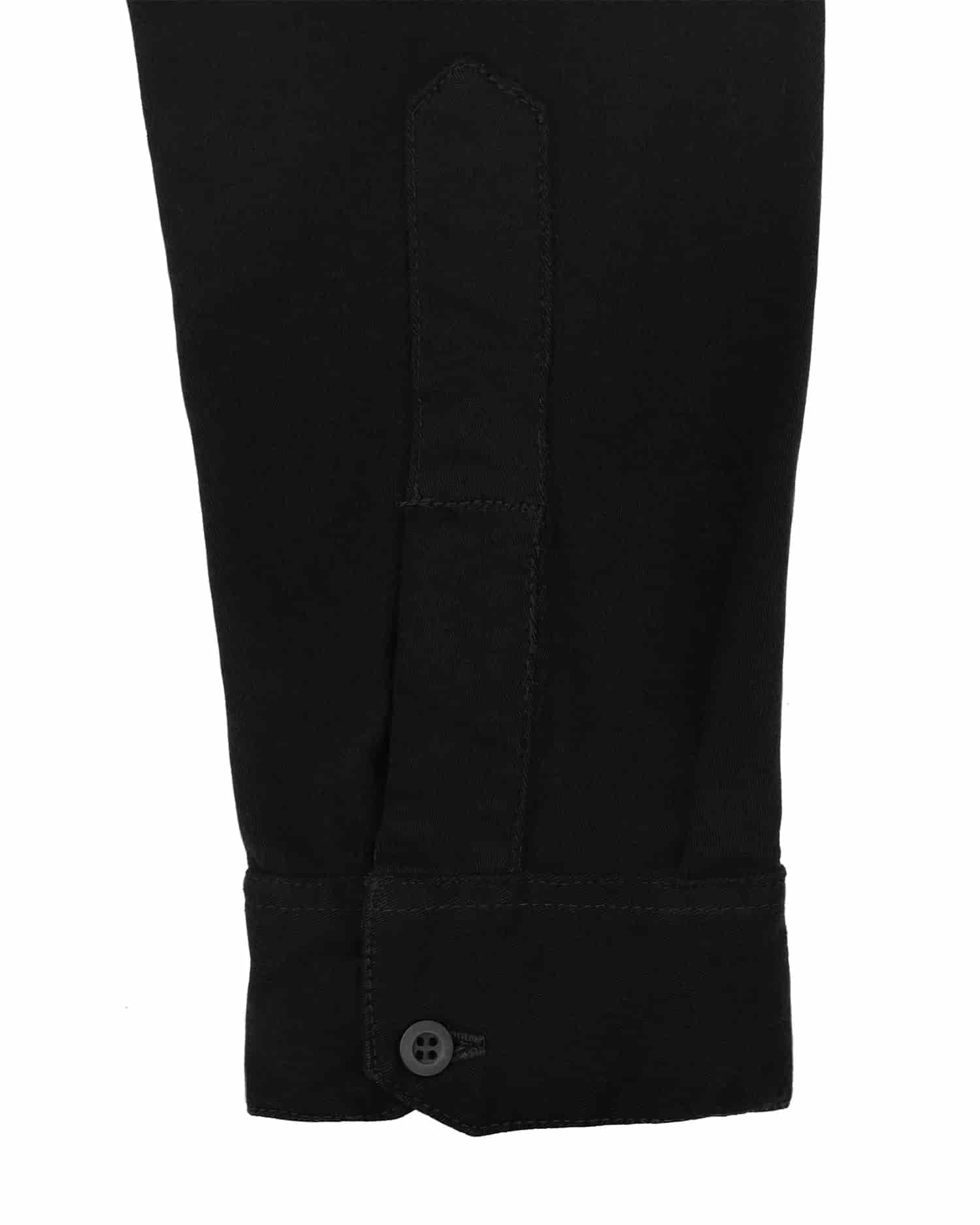 Camisa Clasica Negra - miniatura 4
