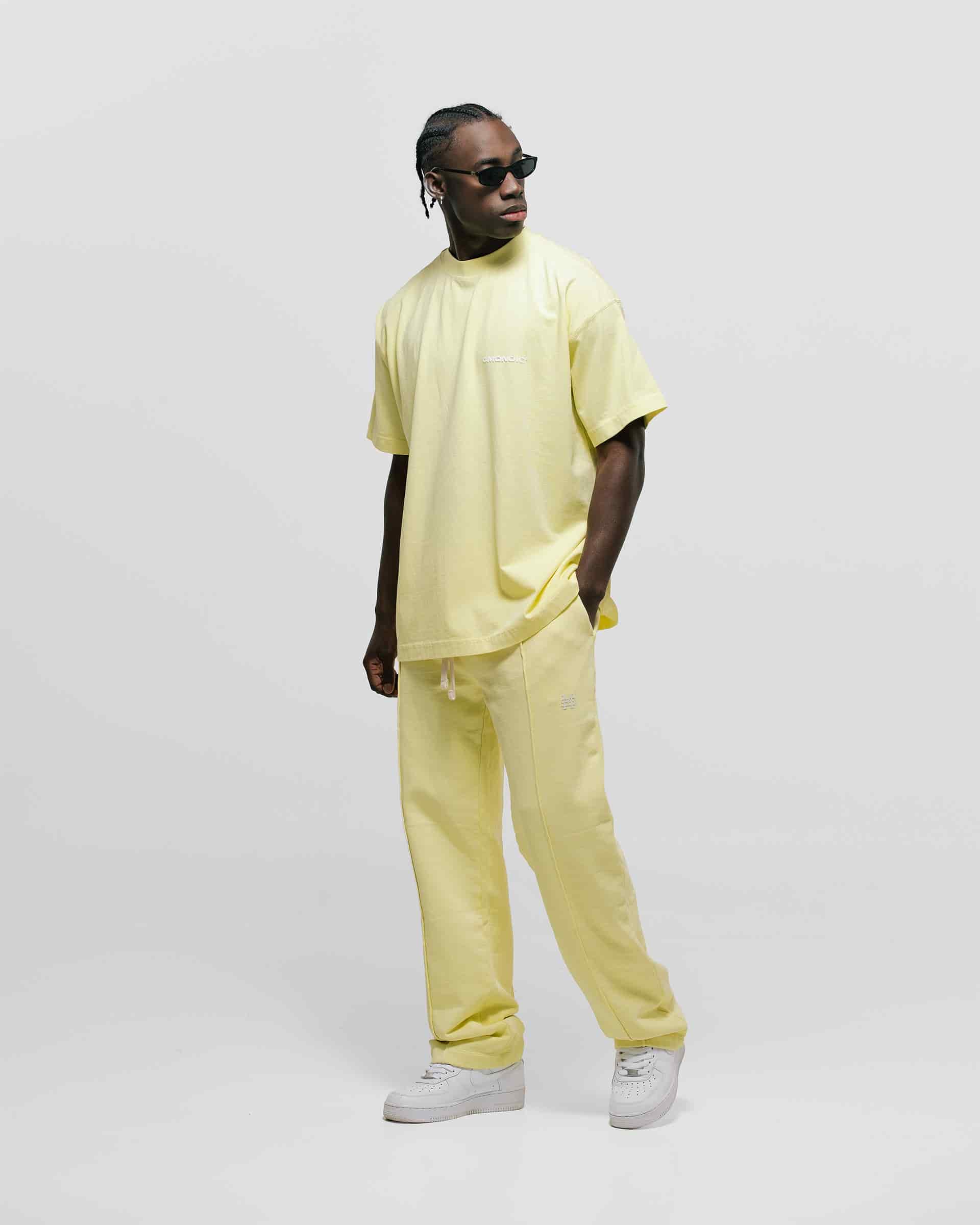 Camiseta Oversized Básica V3 - Amarillo Pastel - miniatura 2