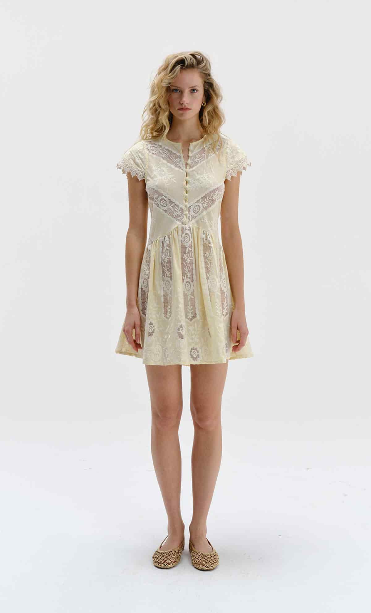 Vestido corto Almendra - miniatura 1