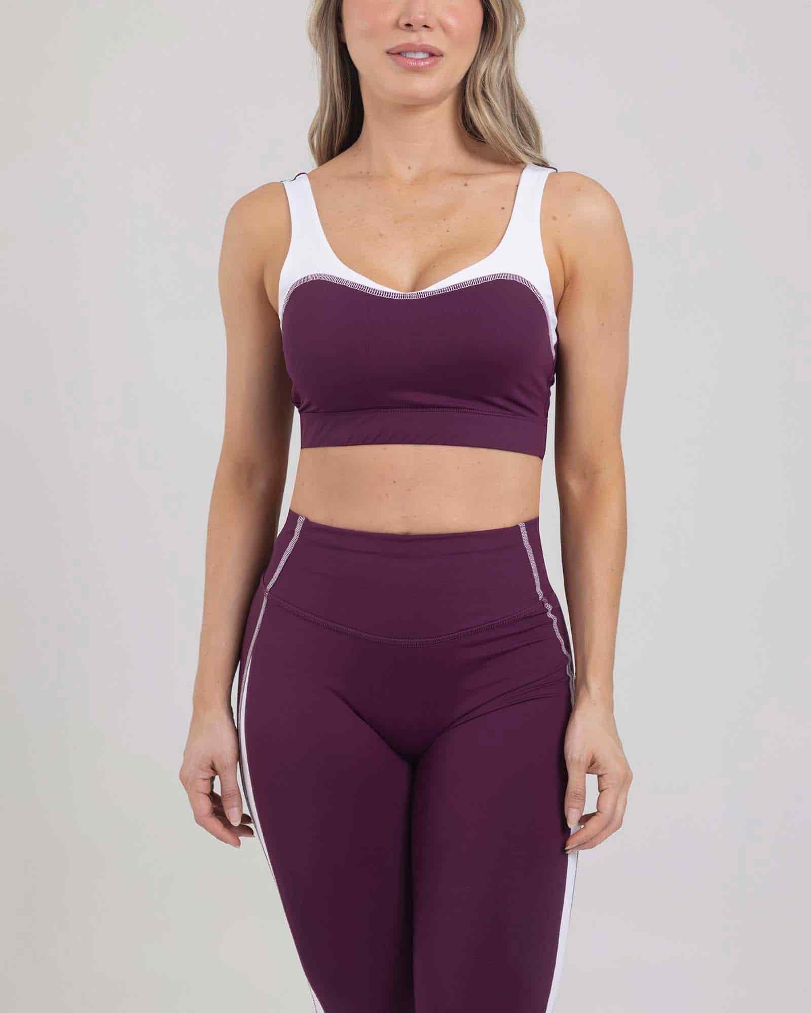 Top sisa vino burgundy sunset flow tropi FIBER - miniatura 2