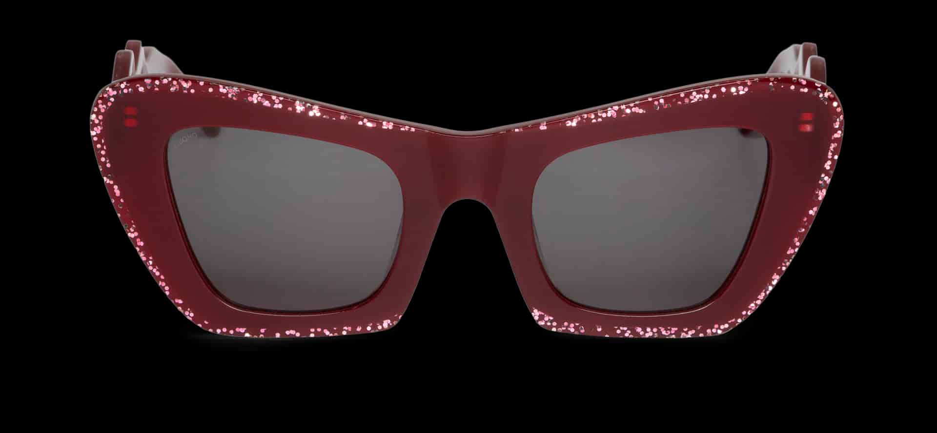 GARNET - LAVA FLOWING FRAMED WITH CLASSICAL LENSES - miniatura 1
