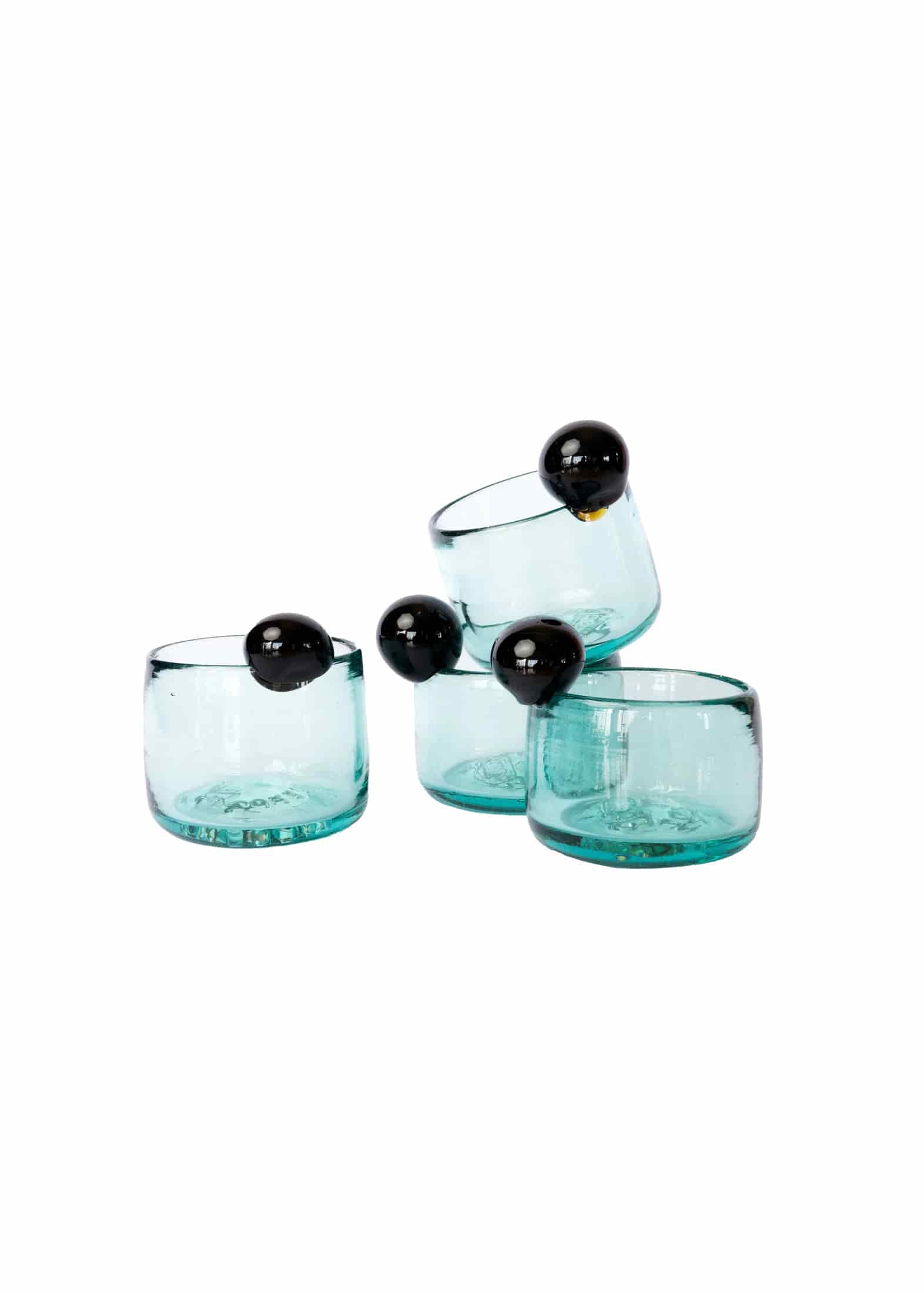 OLIVE GLASSES SET OF 4 - miniatura 1