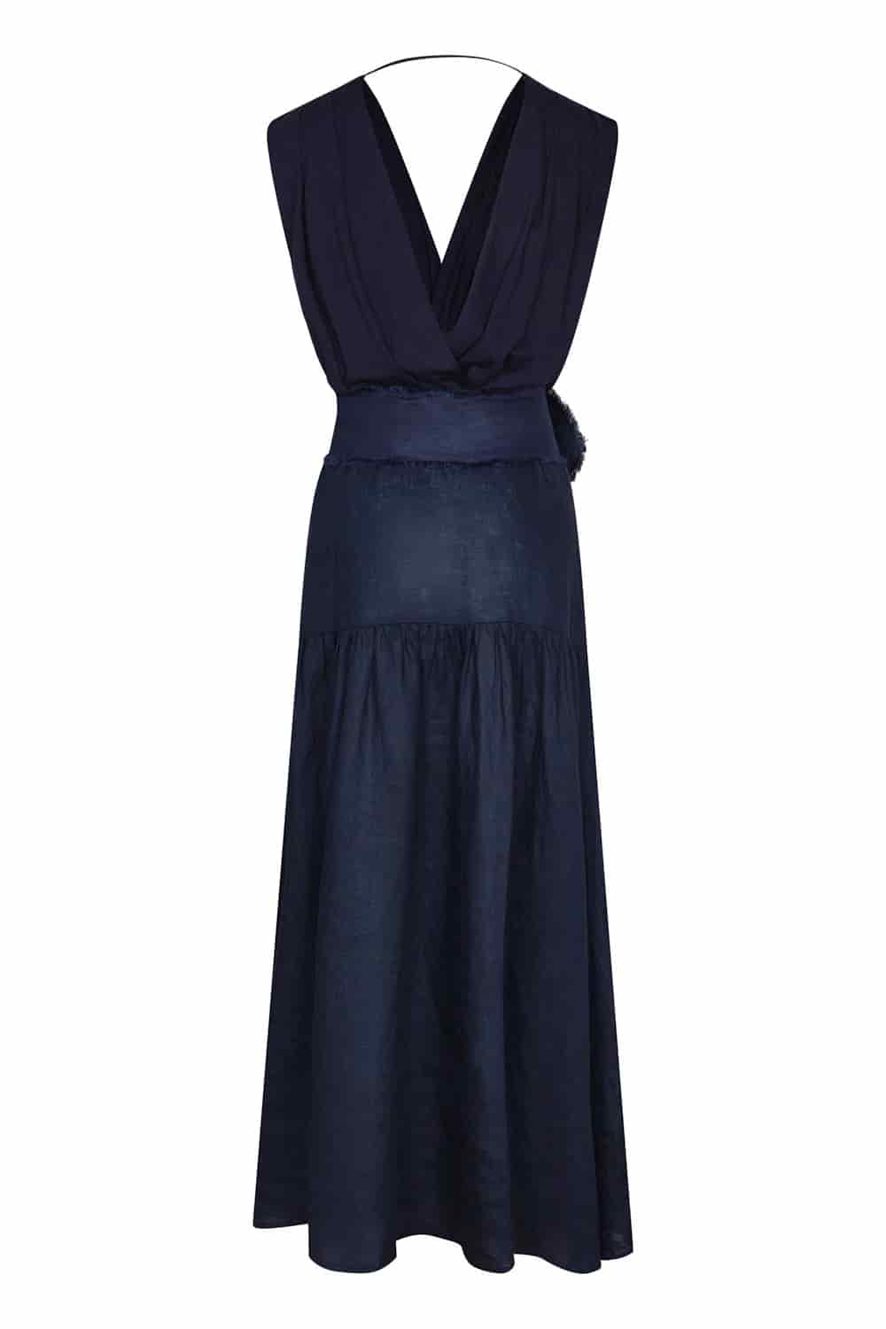 Vestido vasco azul navy - miniatura 6