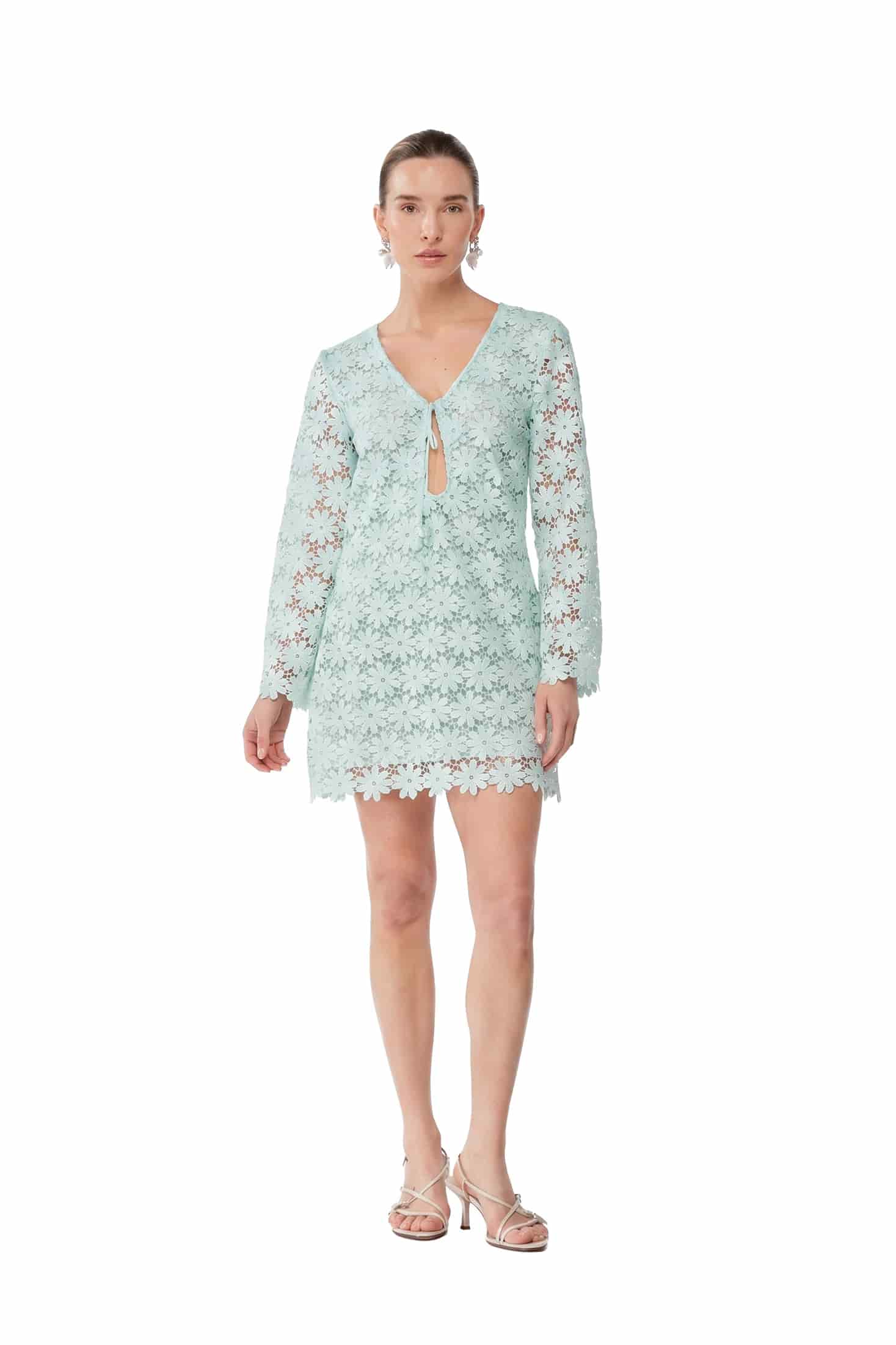 SERAPHINE MINI DRESS SAGE - miniatura 3