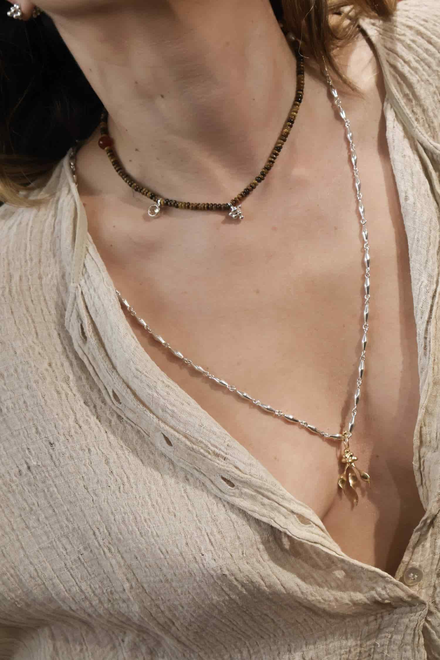 Maiz Pendant Gold - miniatura 3