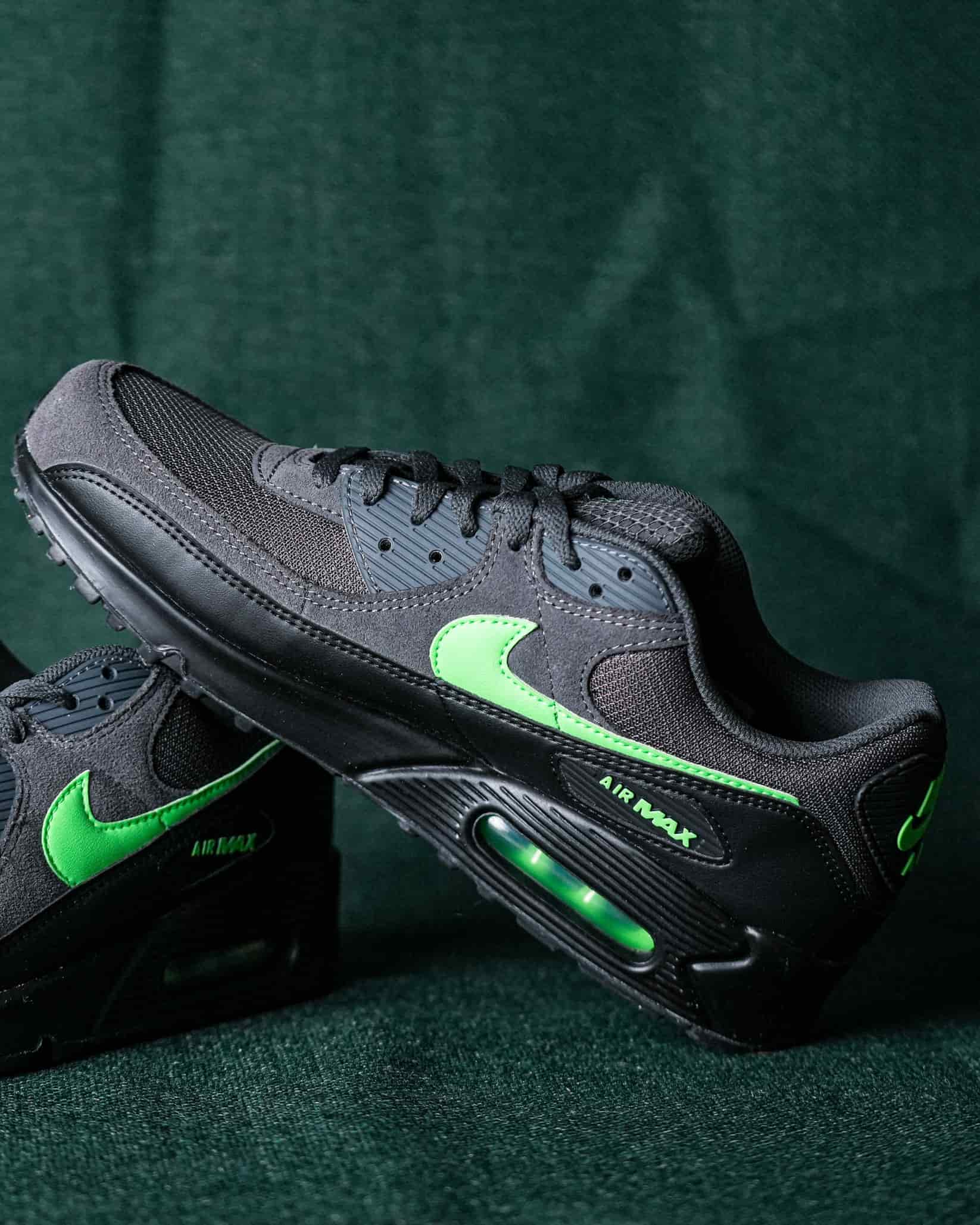 TENIS HOMBRE AIR MAX 90 GRIS/VERDE - miniatura 8