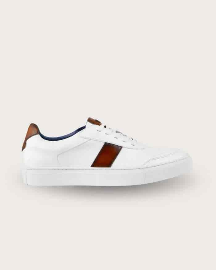 Sneaker Pisa Bianco-Caramelo - miniatura 1