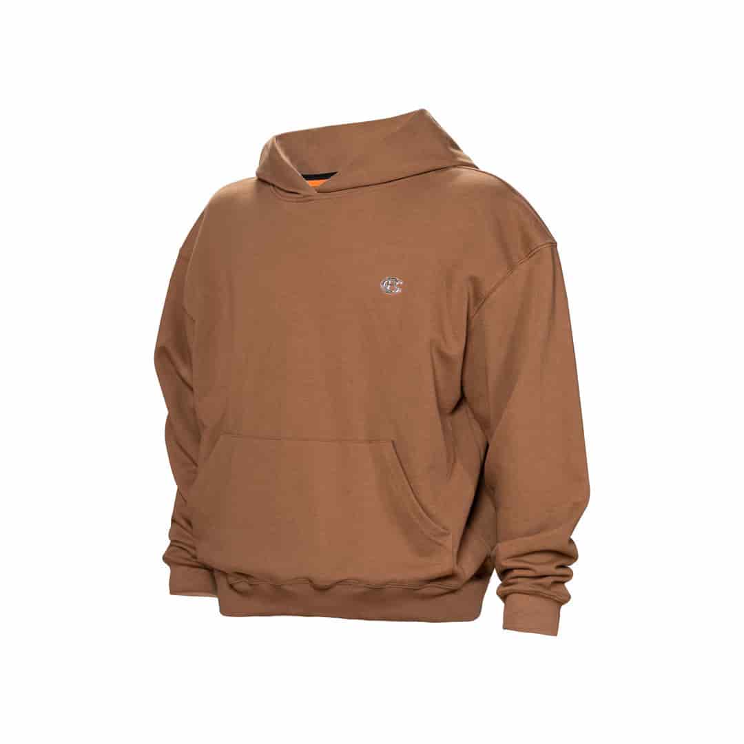 Buzo Hoodie Oversize Chocolate | Basics Chrome - miniatura 2