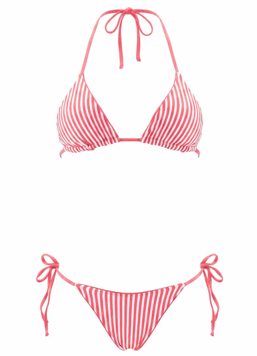 Maaji Radiant Pink Balmy Sliding Triangle Bikini Top - miniatura 9