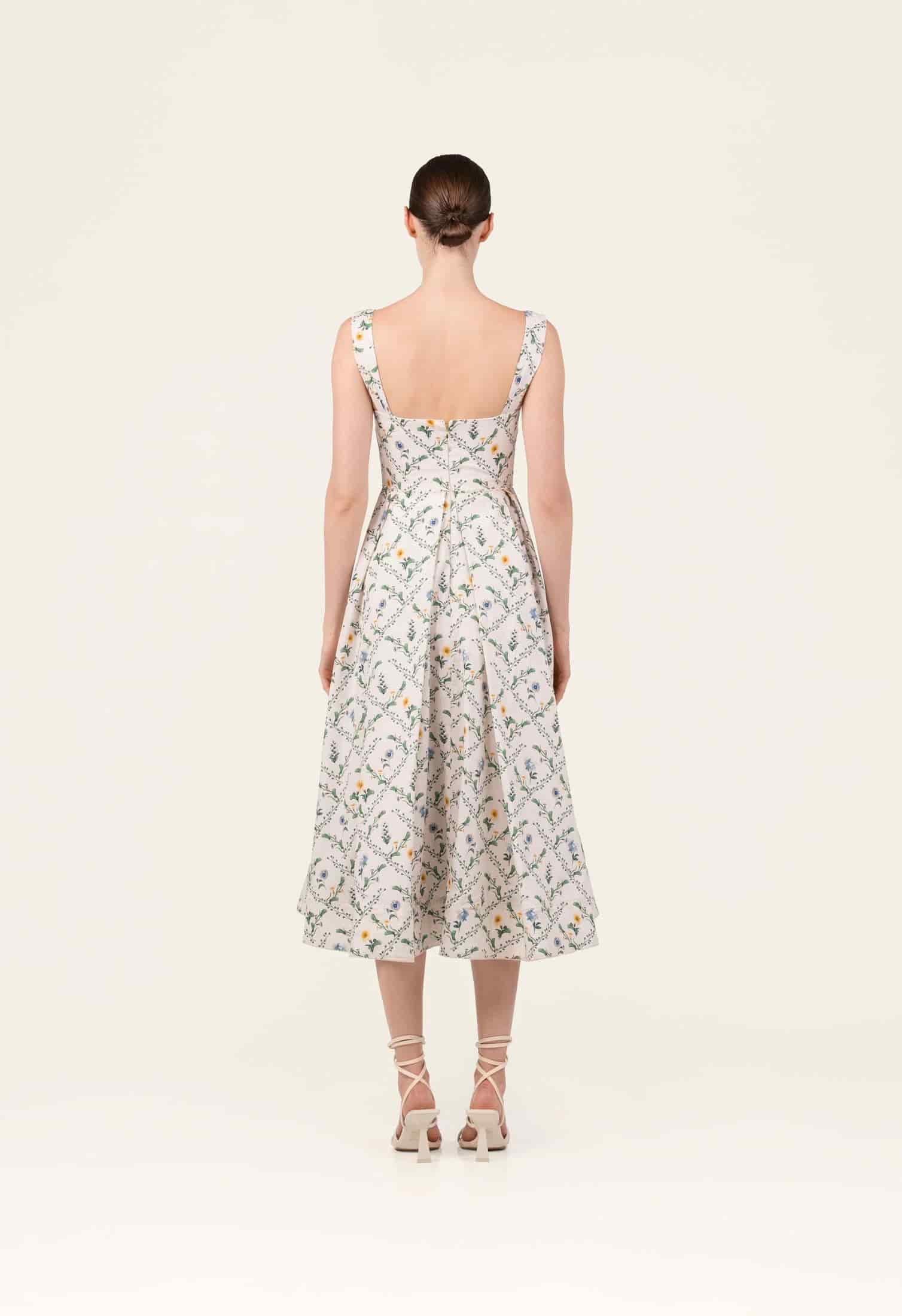 Alcaparra Brisa  Midi Dress - miniatura 6