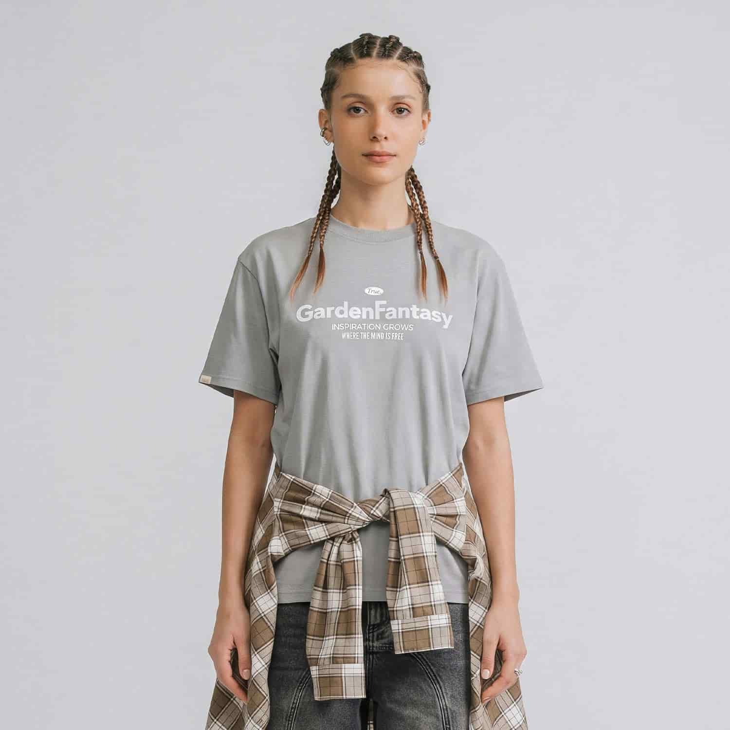 Garden T-Shirt - Gray - miniatura 4