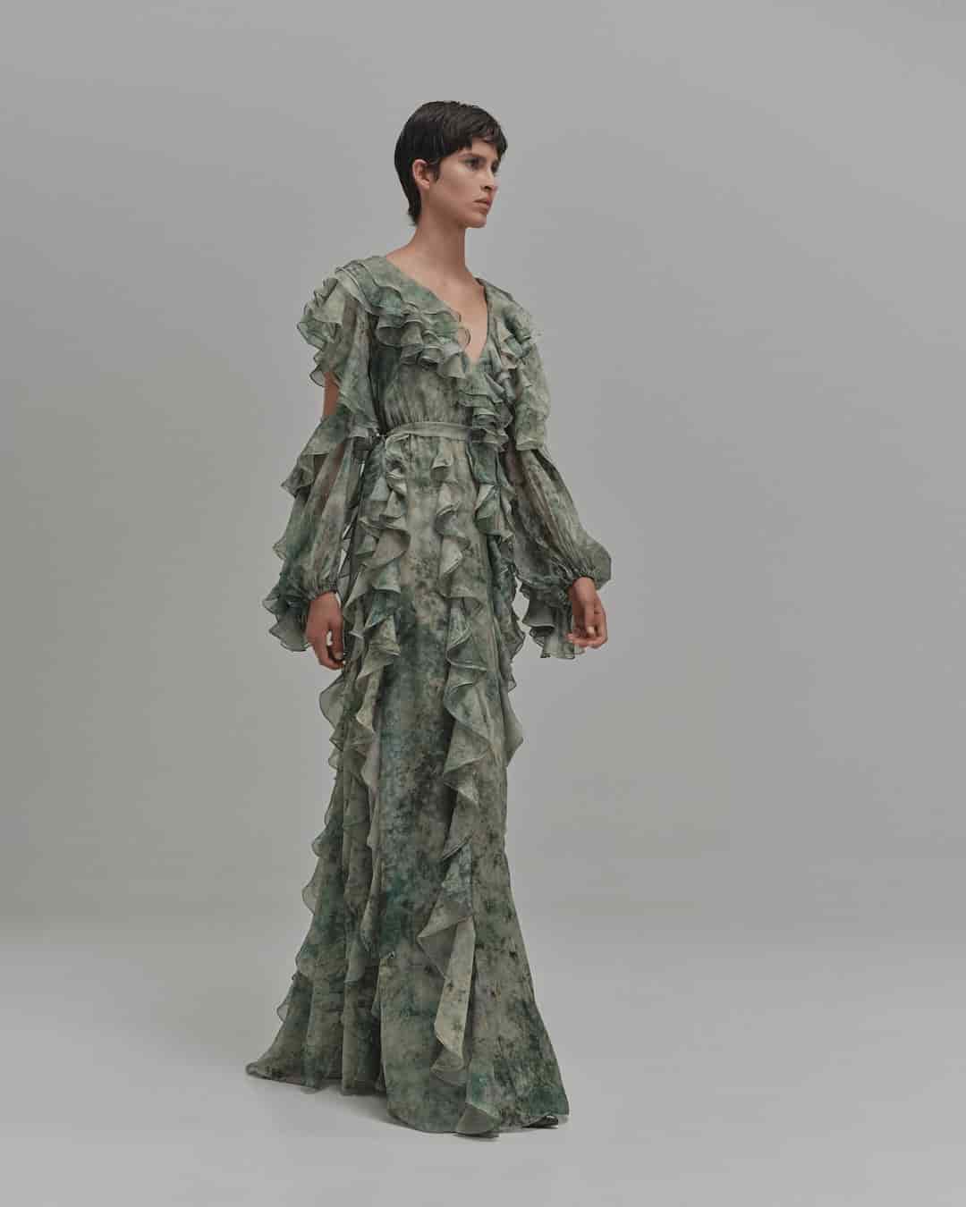 "PEONIA" MAXI DRESS - miniatura 4