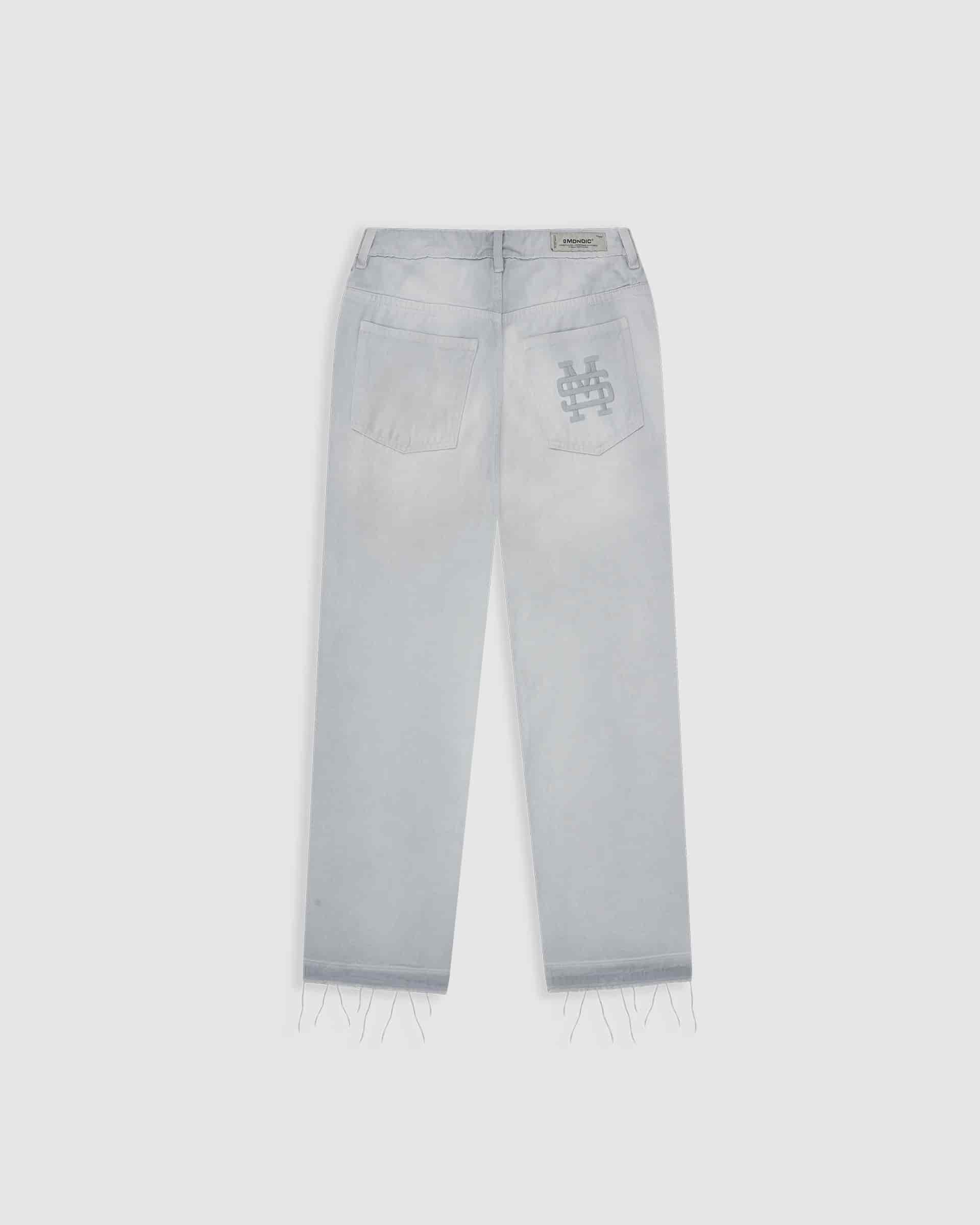Flared Pants - Gris Claro Desgastado - miniatura 8