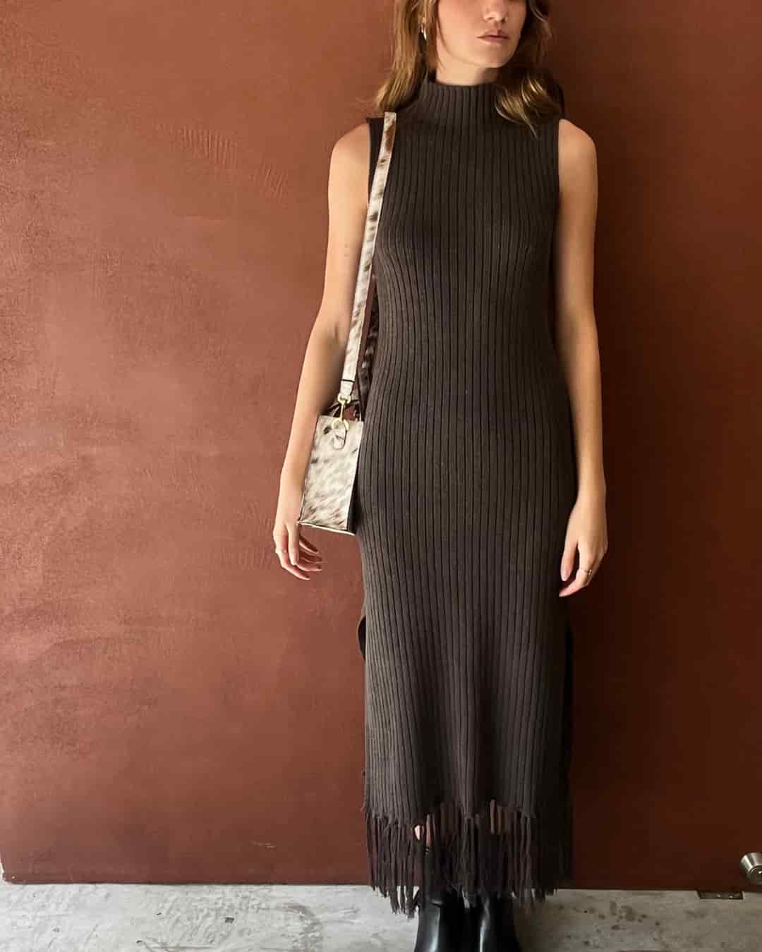 Vestido Origen flecos - miniatura 3