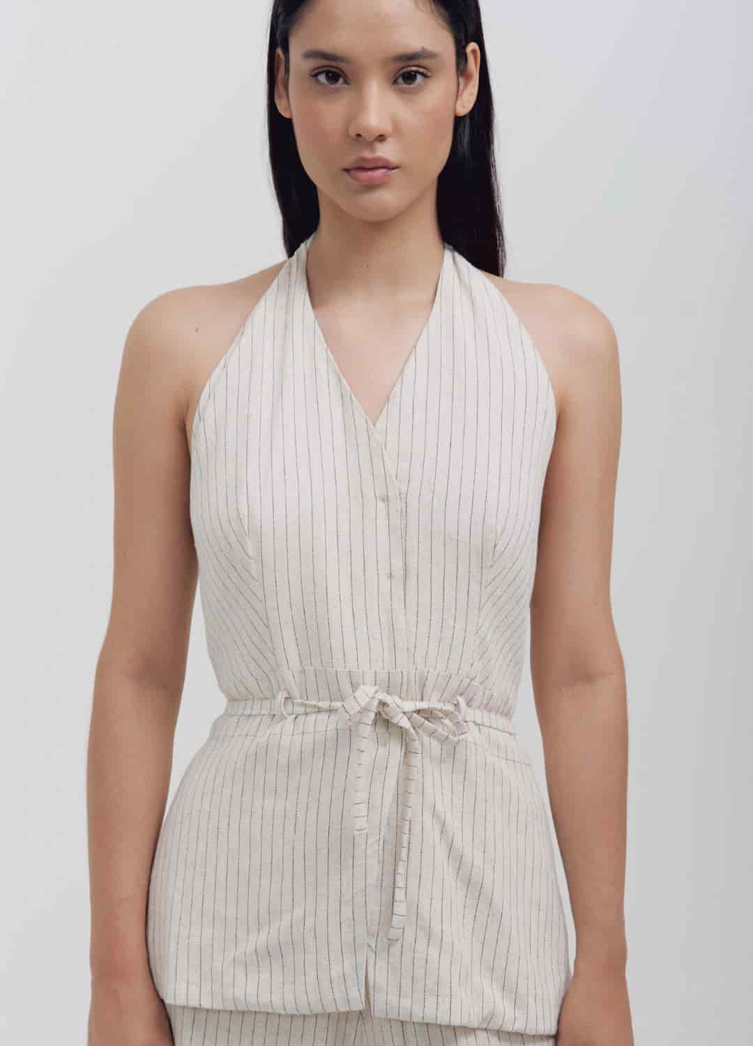 Blusa Ofelia Rayas - miniatura 1