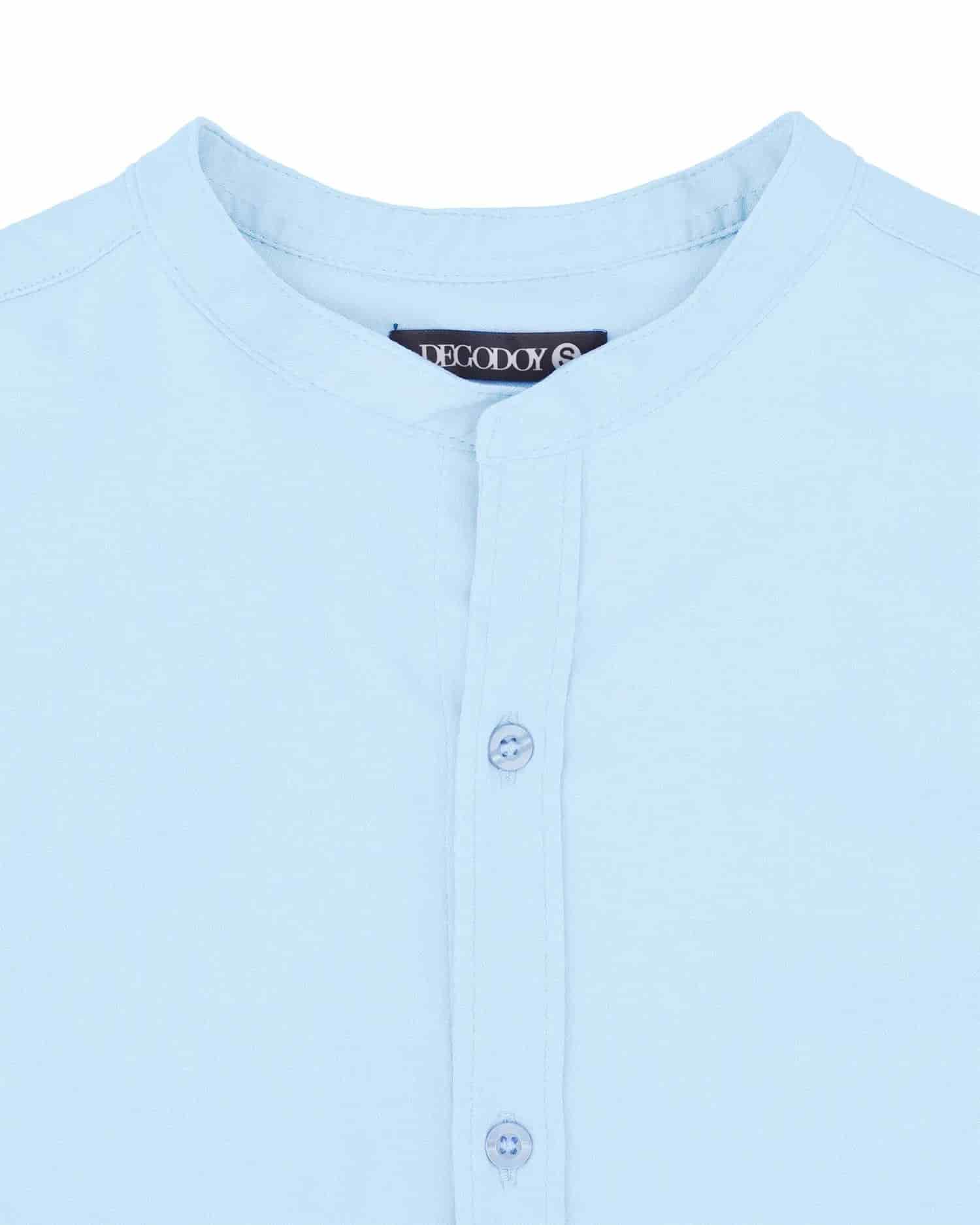 Camisa Oxford Celeste - miniatura 3