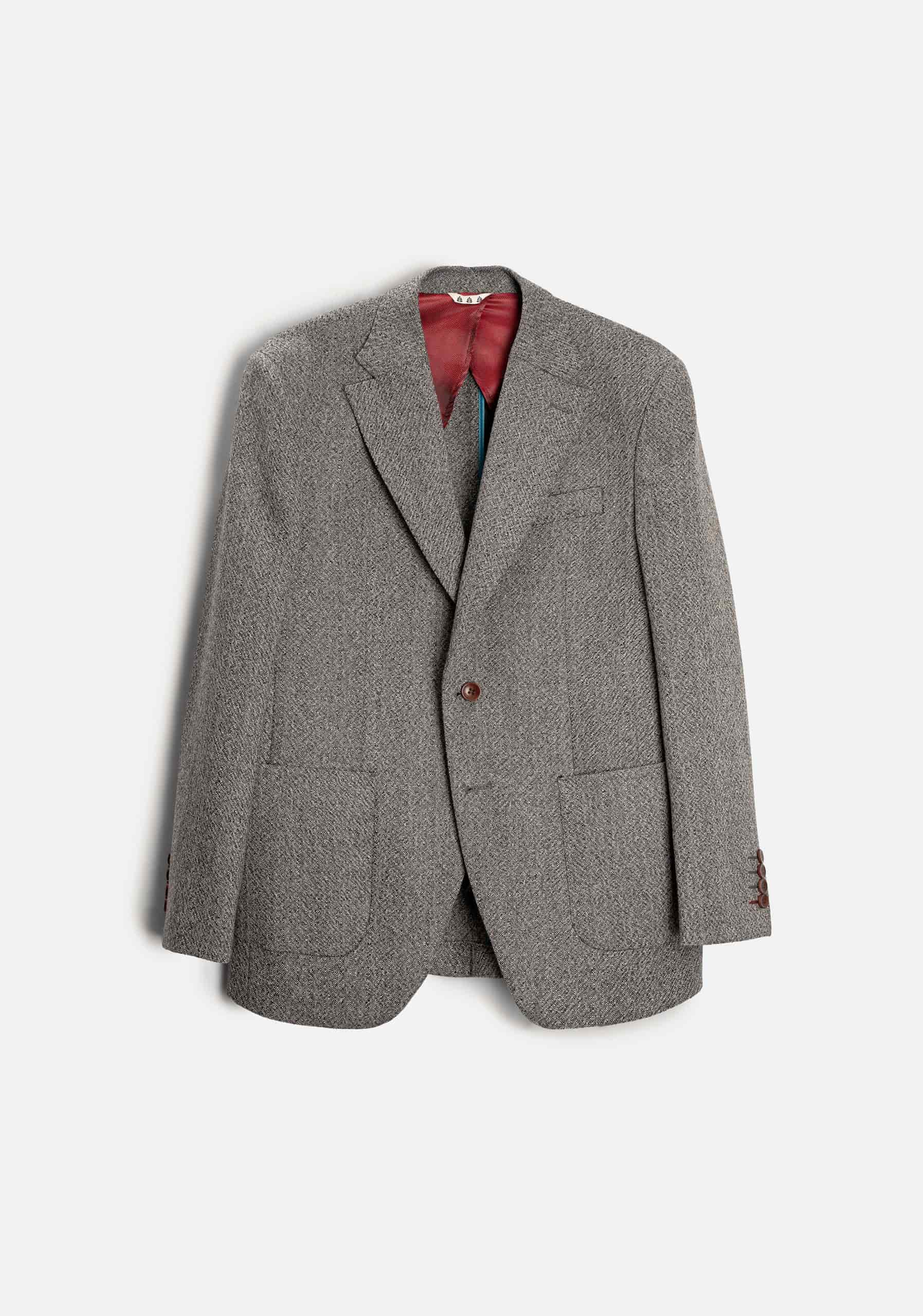 Blazer H Poet Gris Med Textura - miniatura 1