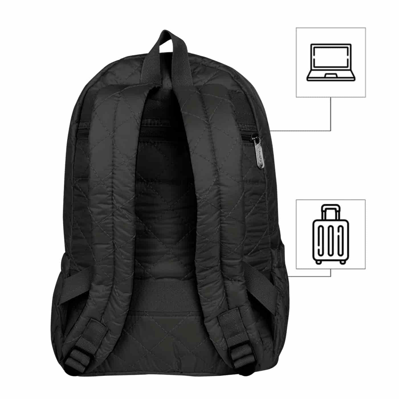 Morral Urbano  Puffer Negro - miniatura 4