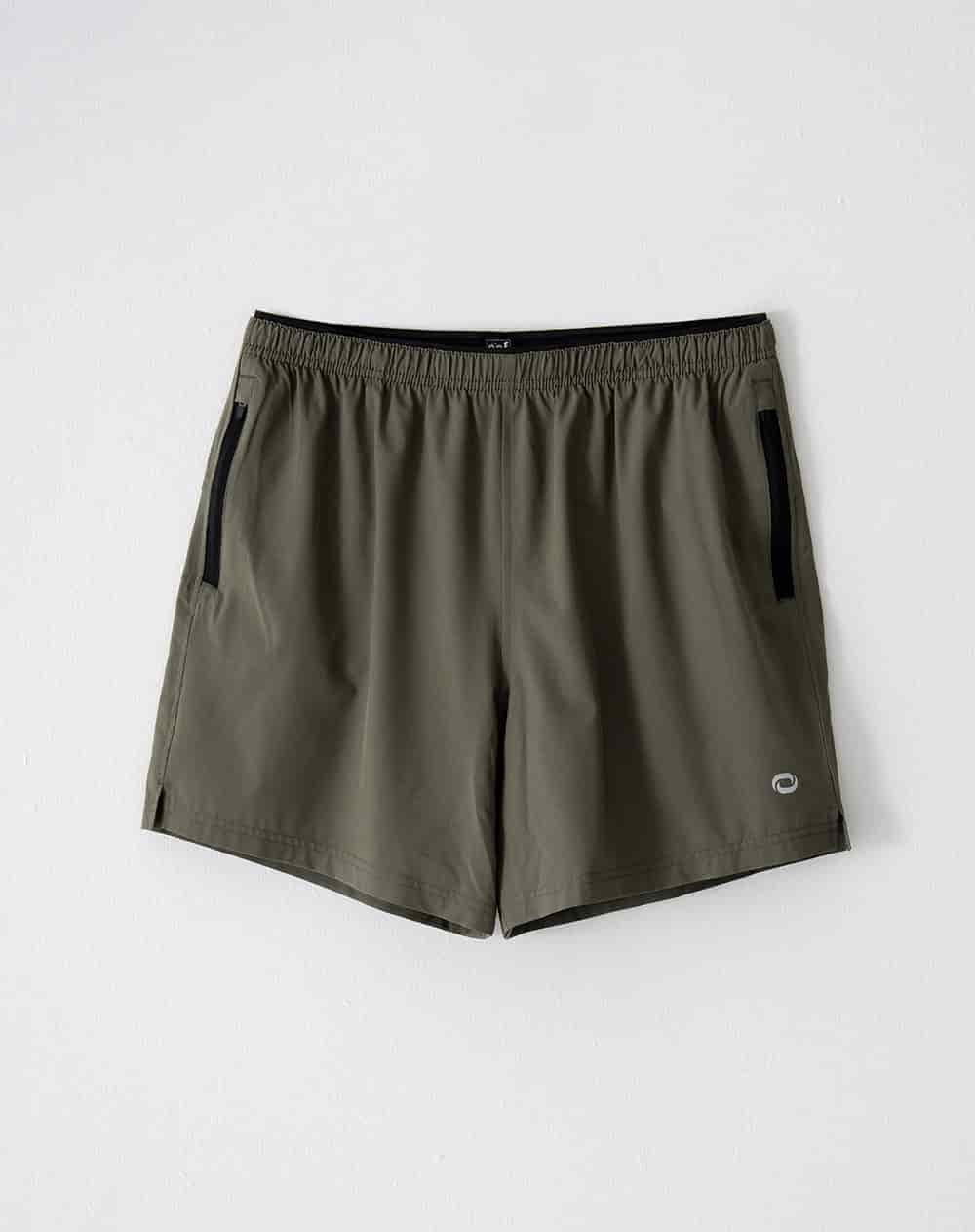 Pantaloneta deportiva café hombre - miniatura 1