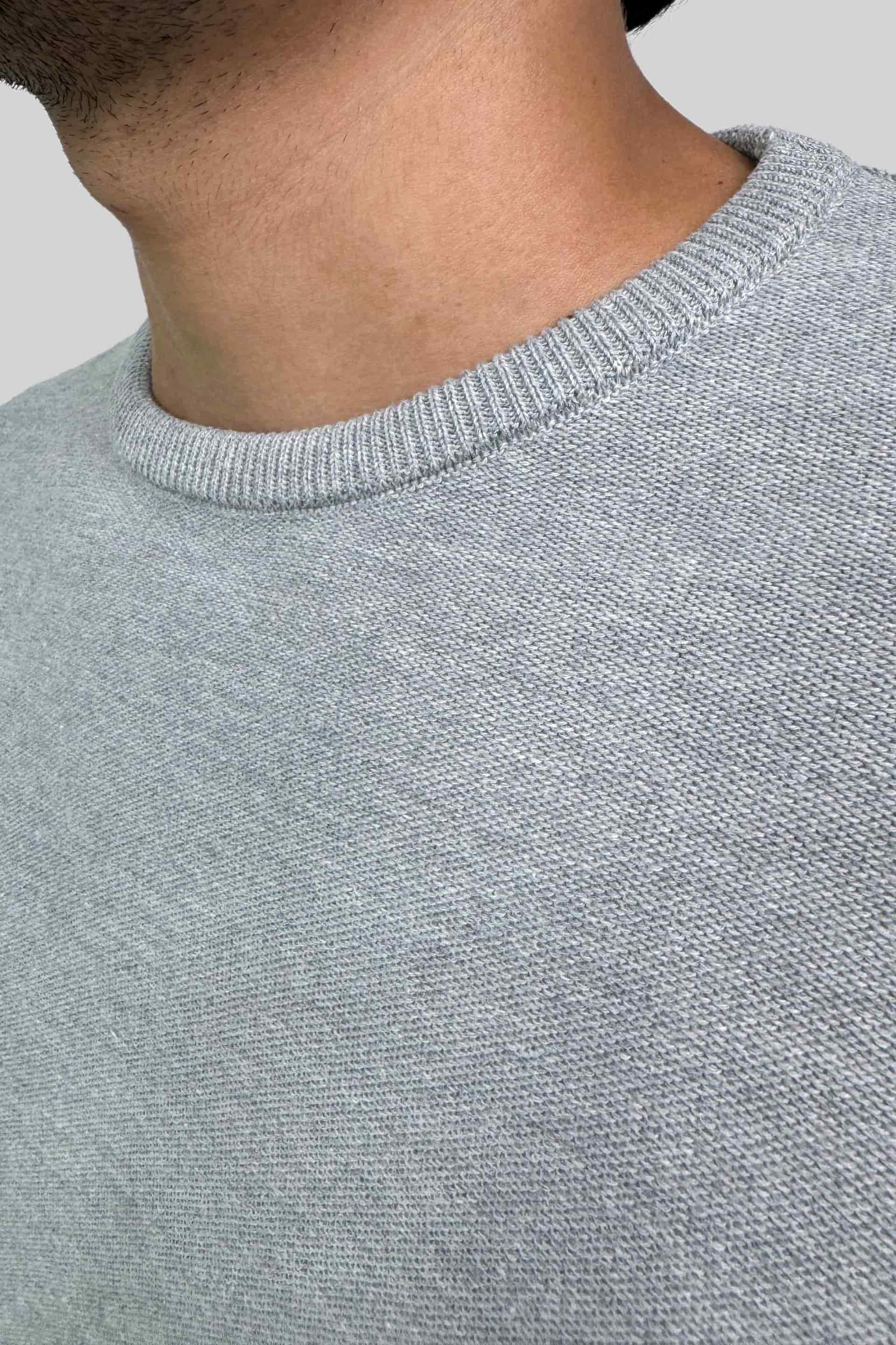CREW NECK TEJIDA GRIS - miniatura 2