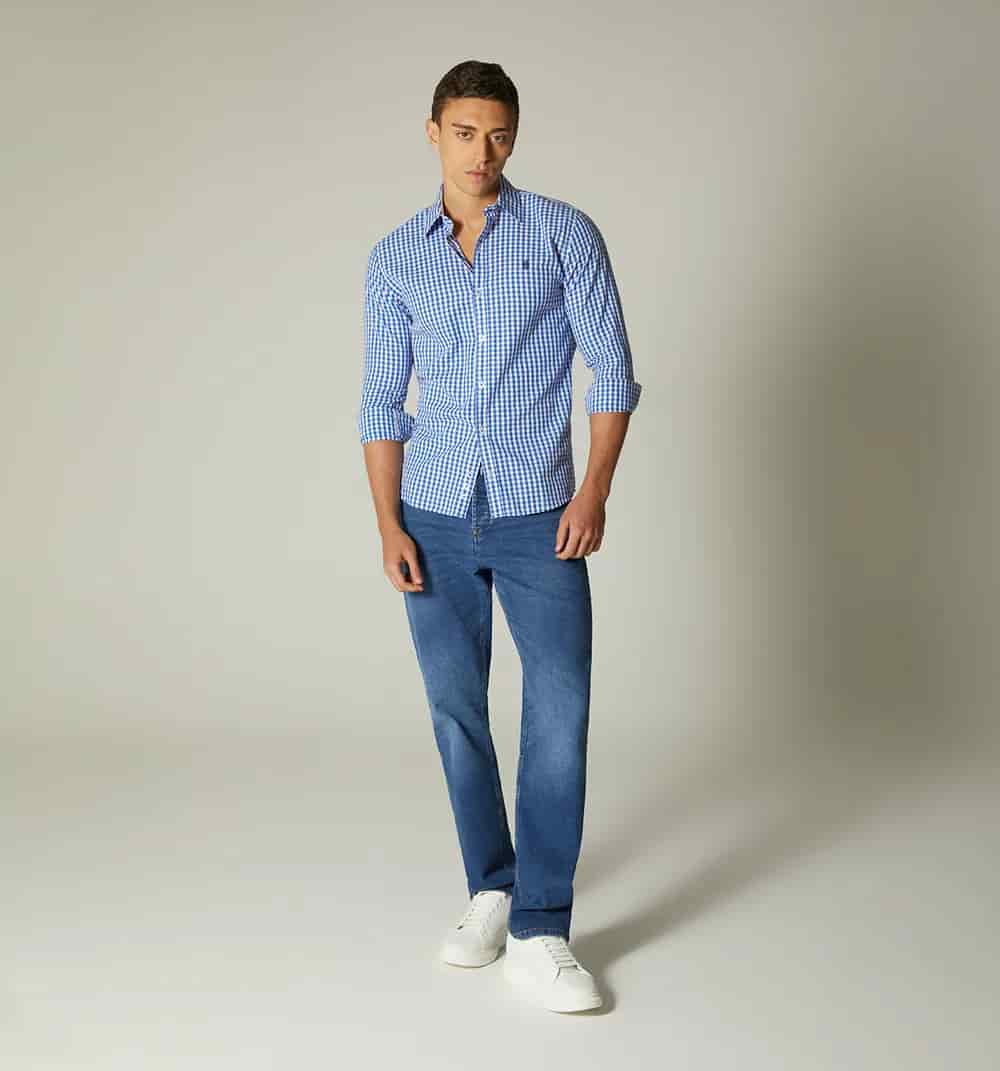 Camisa para hombre de cuadros - miniatura 13
