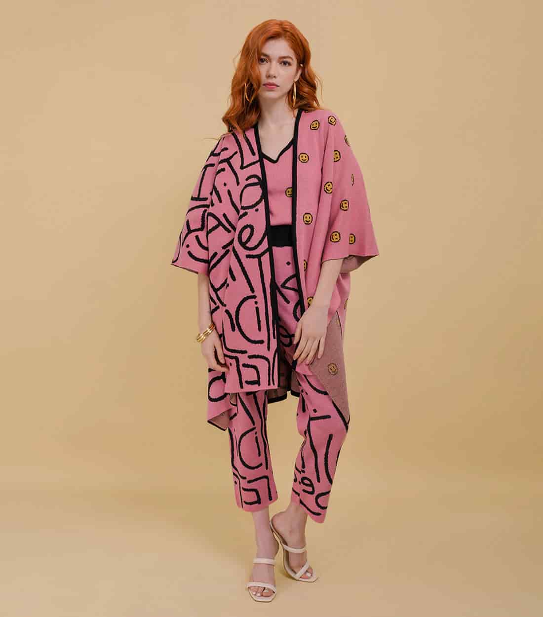 Poncho Alegria Rosa - miniatura 1