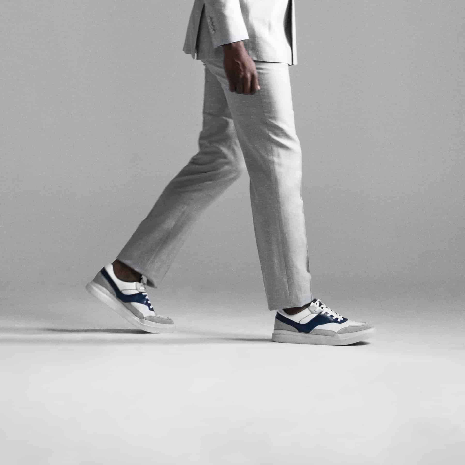 Sneaker Enzo Blanco-Azul - miniatura 3