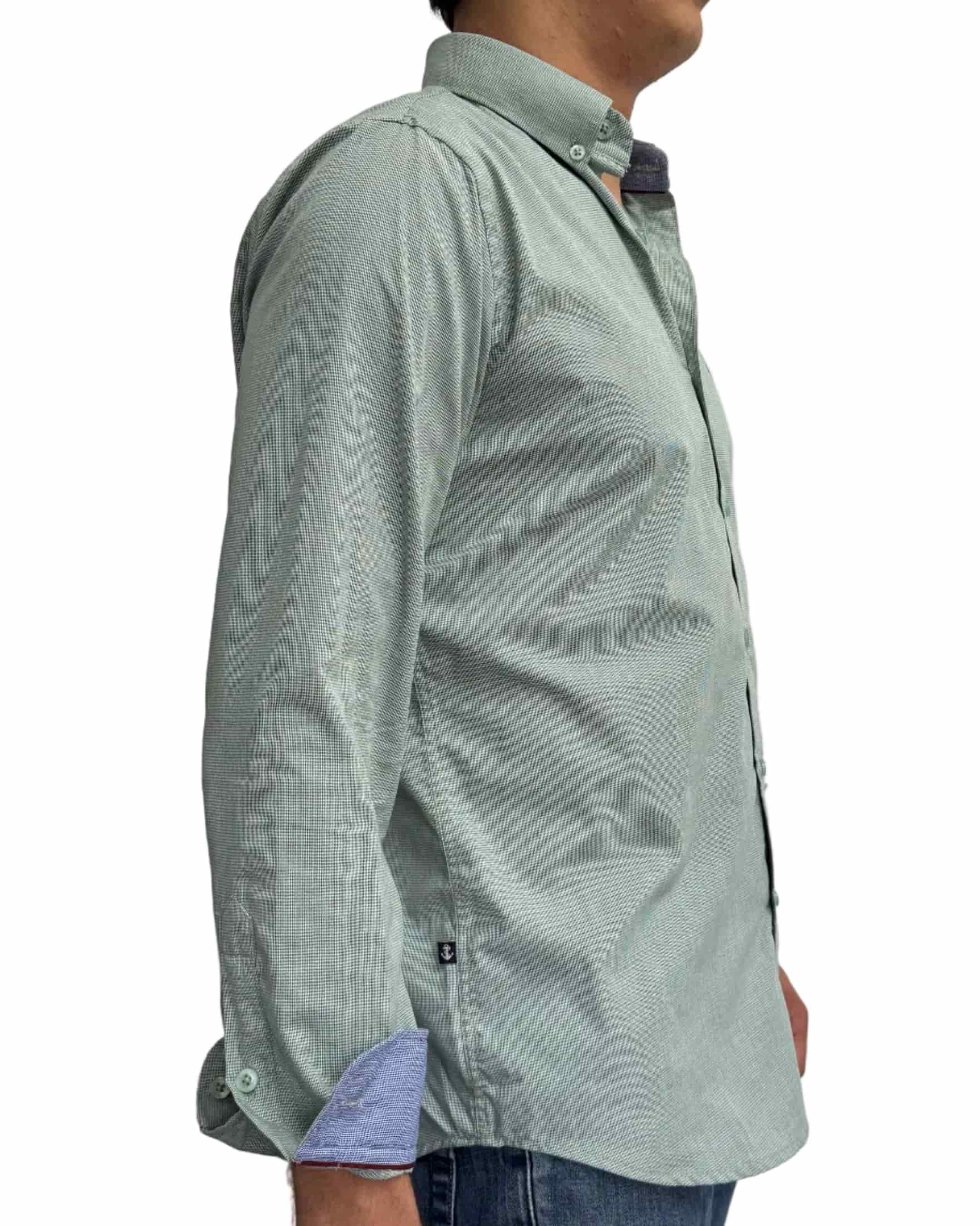 Camisa Punteado Verde - miniatura 4