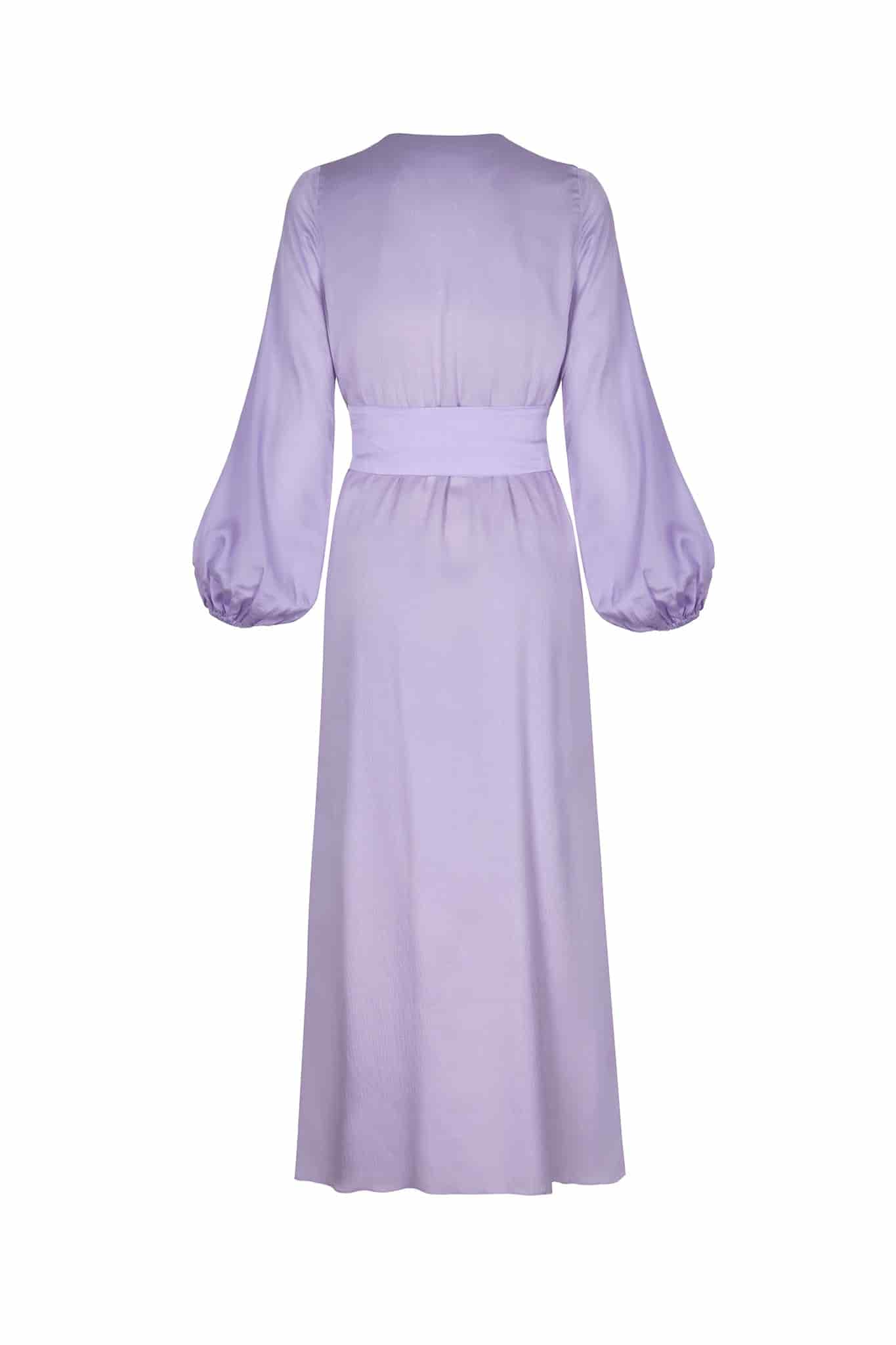 Tertulia Martellato Silk Maxi Dress / Lila - miniatura 3