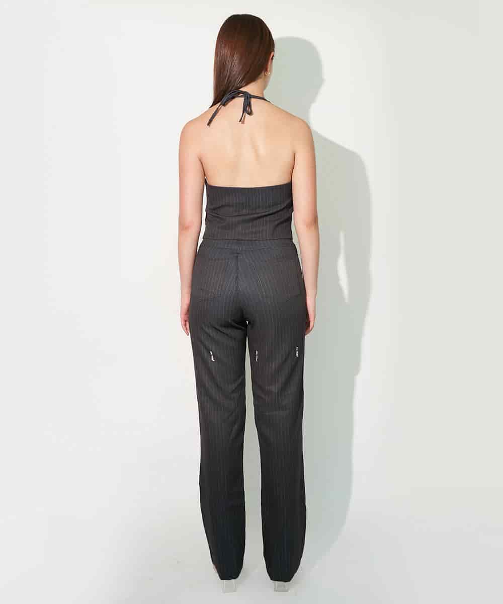 Howdy Pants in Black Pinstripe - miniatura 3