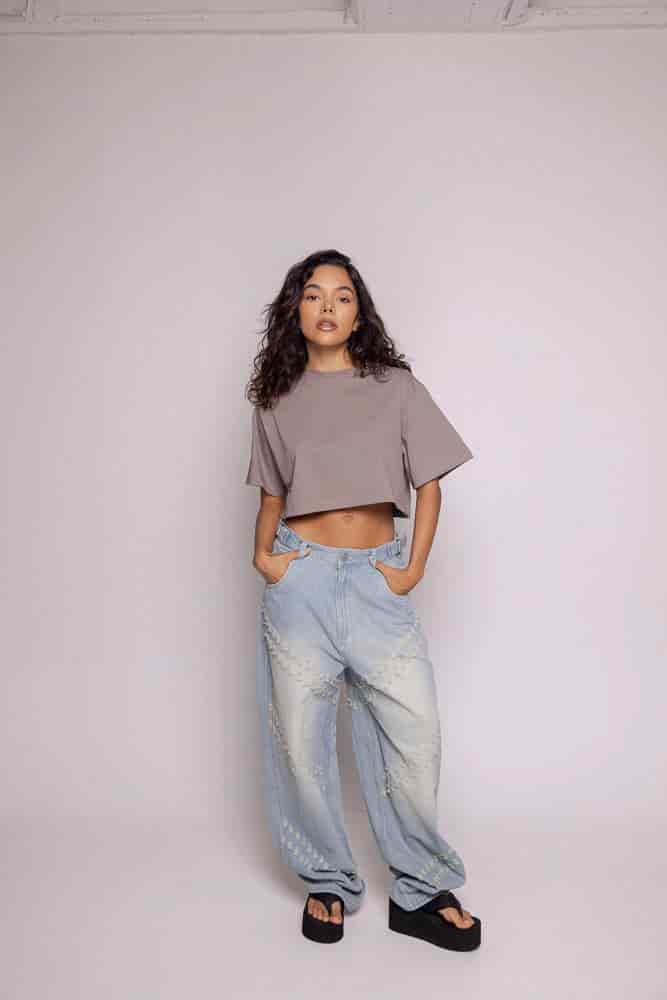 CropTop Basic Motion-Gris - miniatura 2