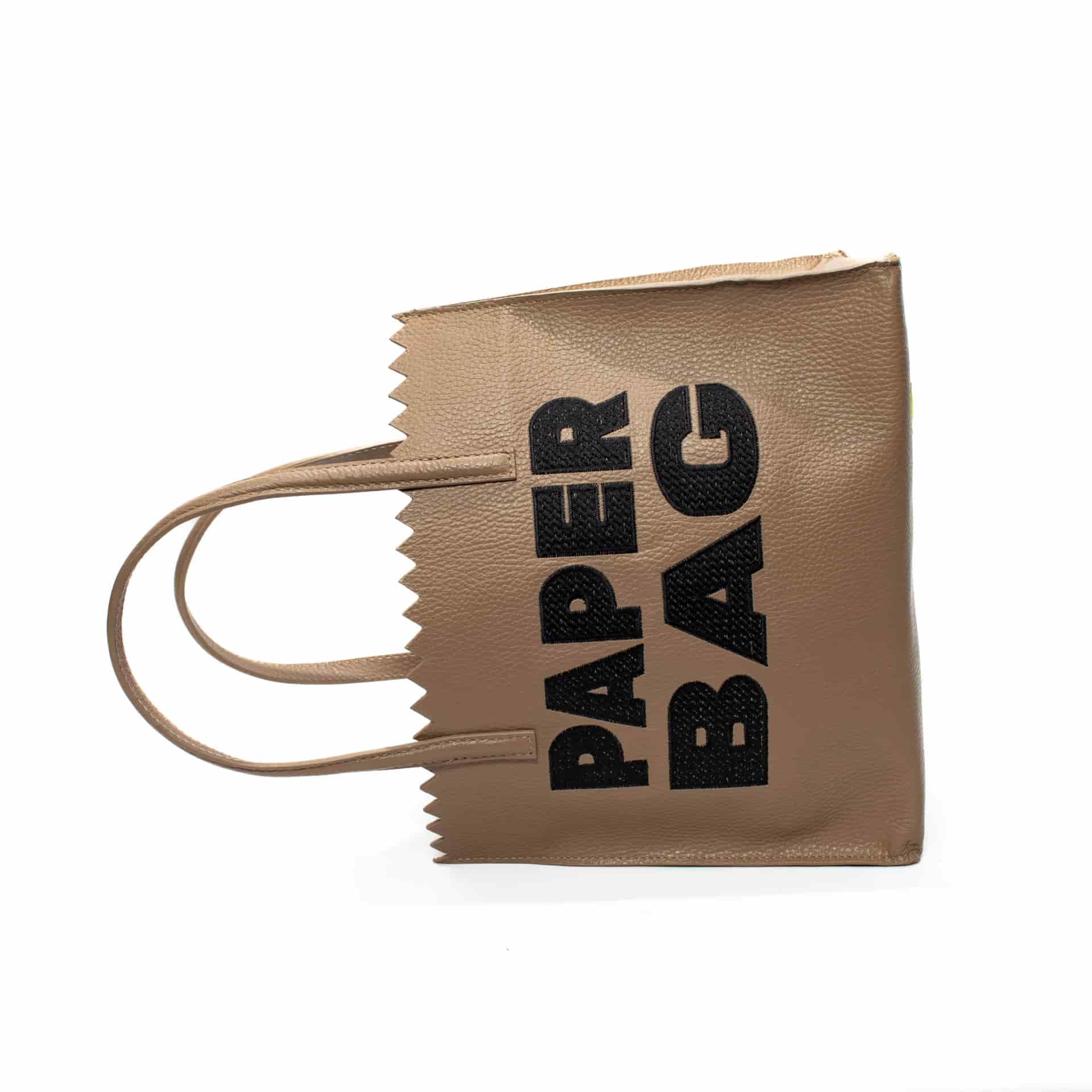 Paper Bag Short cocoa x black - miniatura 2