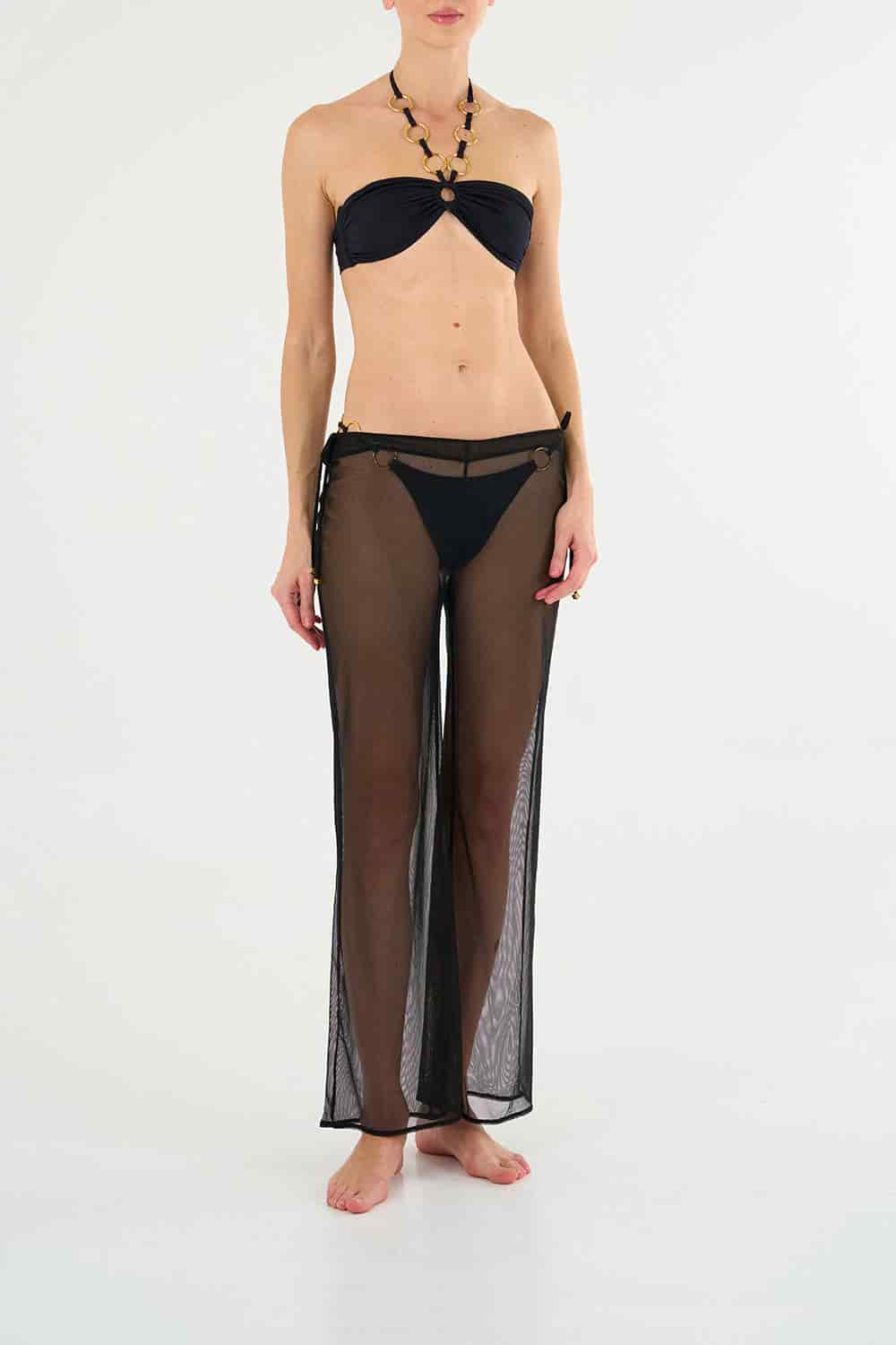 BLACK MARLI PANTS - miniatura 1
