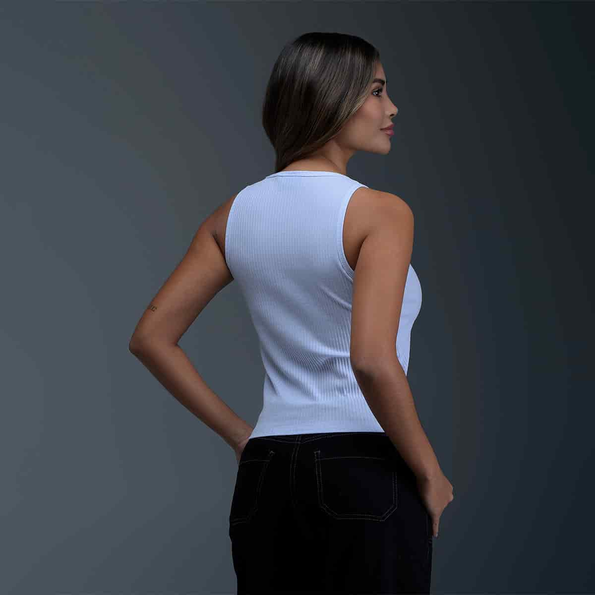 Blusa Blanca Mujer - miniatura 2